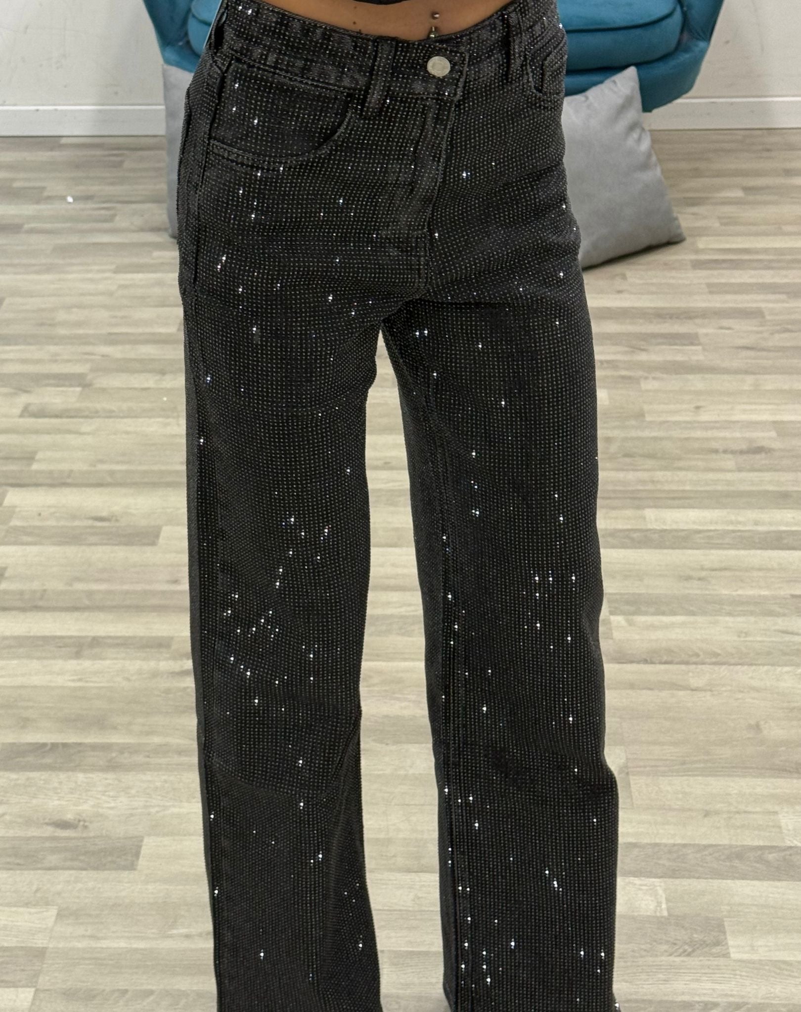 jeans tutti strass