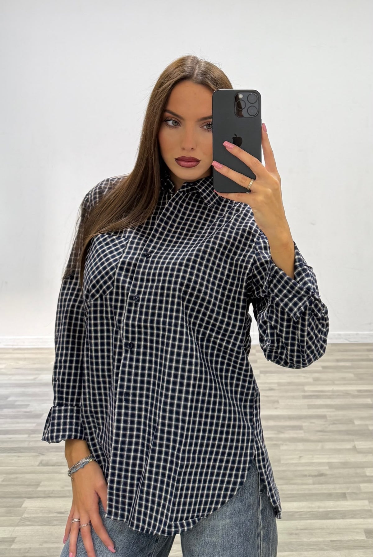 camicia over a quadri