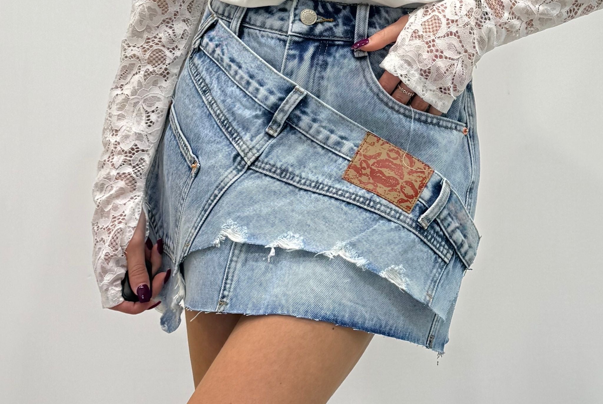 minigonna di jeans miami