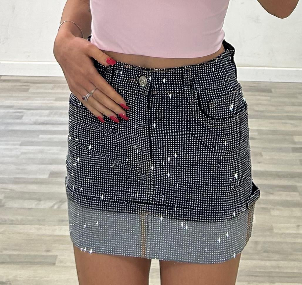 gonna tutta brillantini