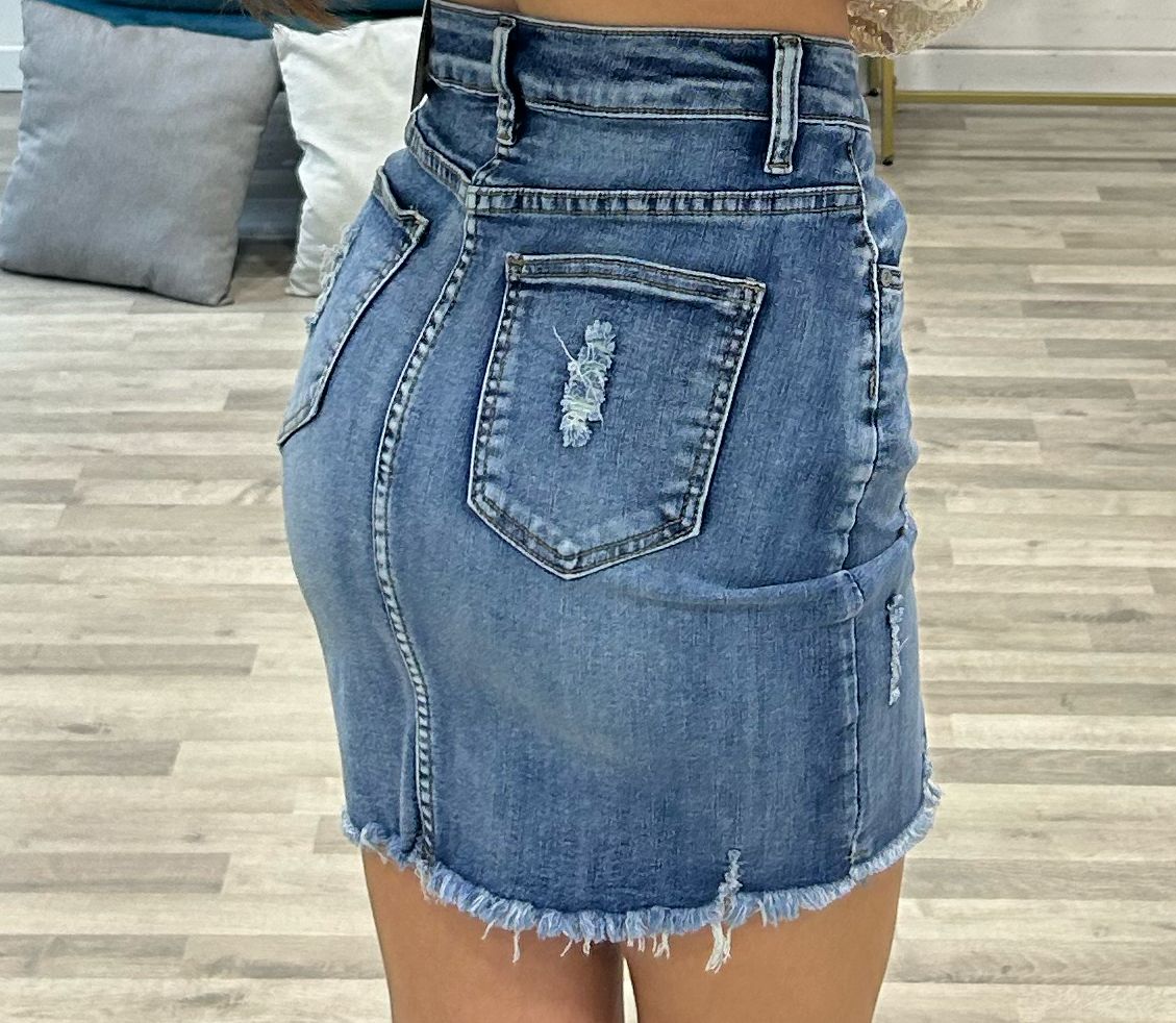 gonna midi di jeans desy