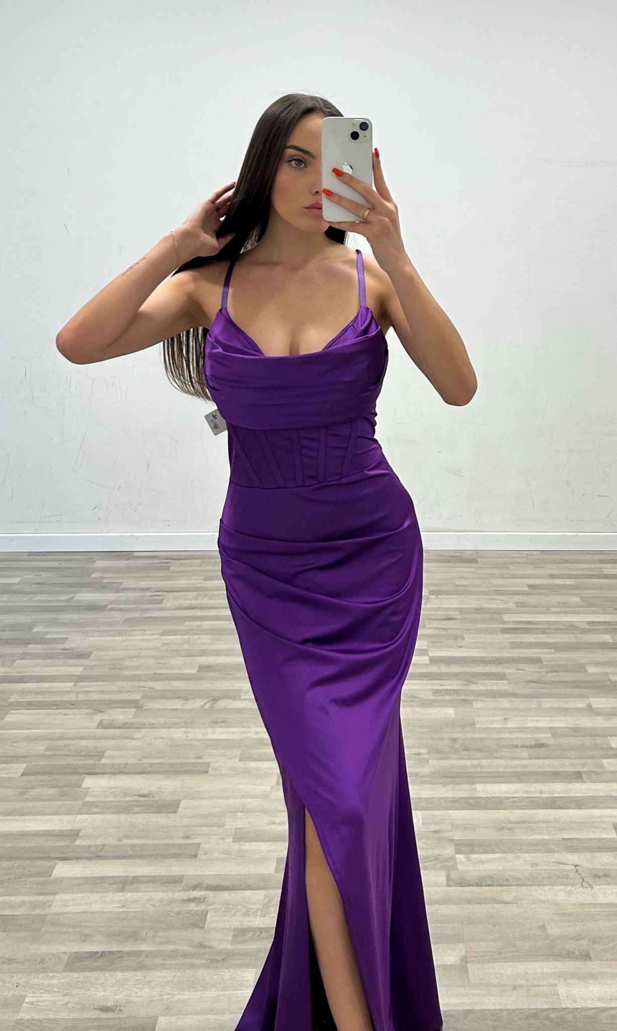 vestito raso chantal