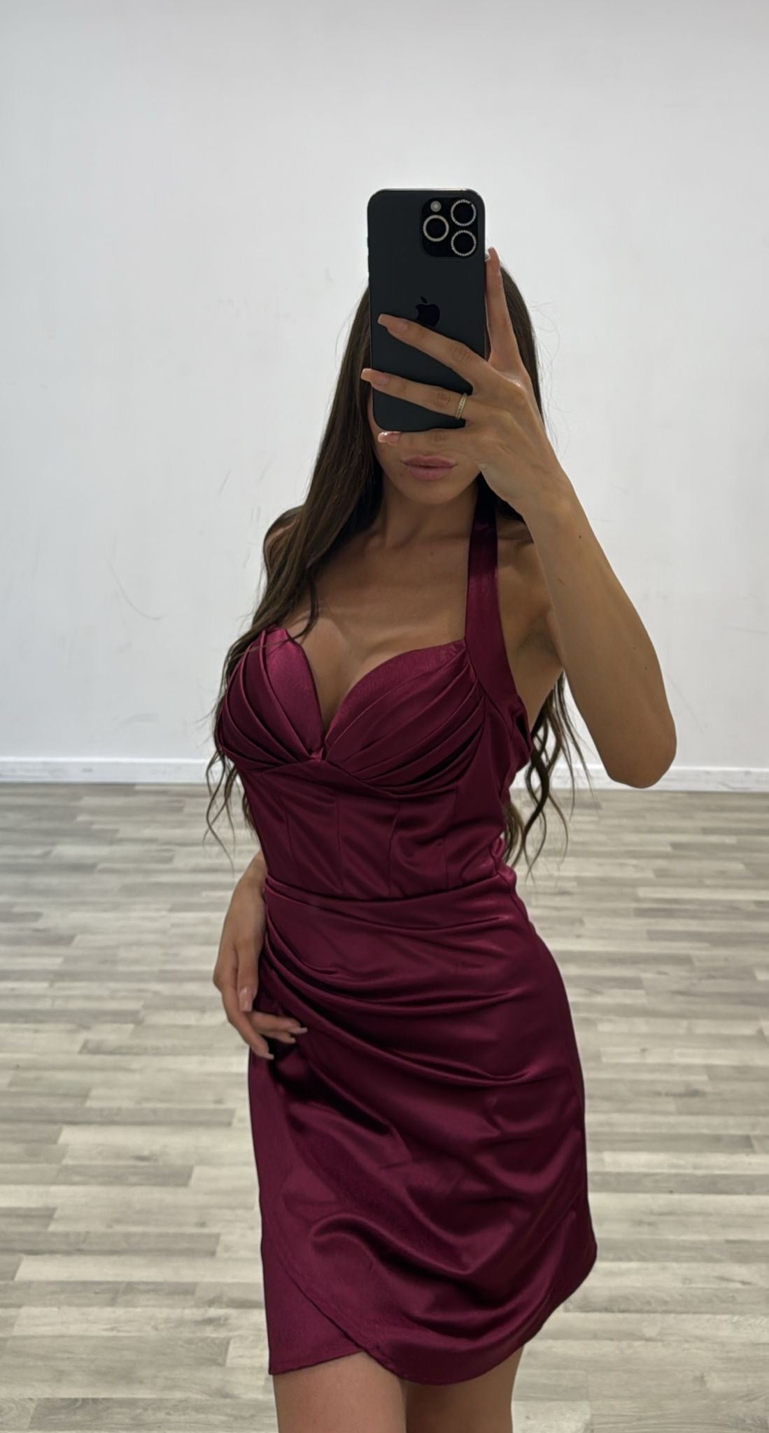 vestitino in raso carmen