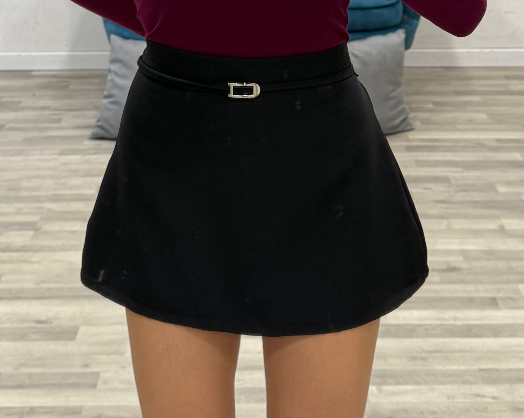 gonna short con cinturina