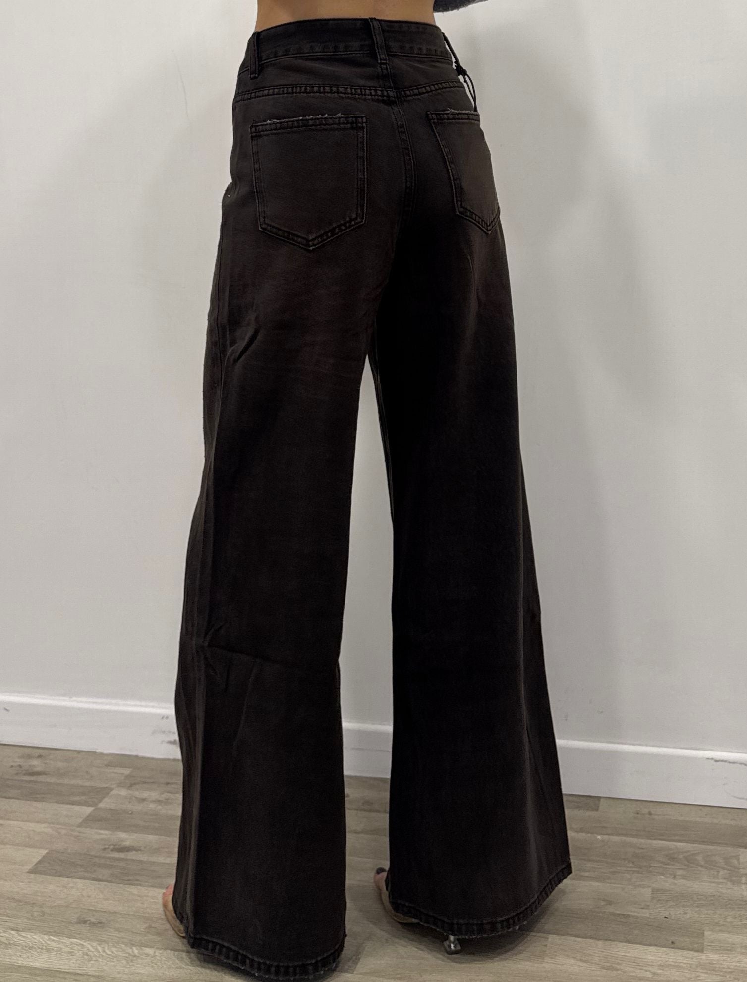 jeans new brown con brillantini