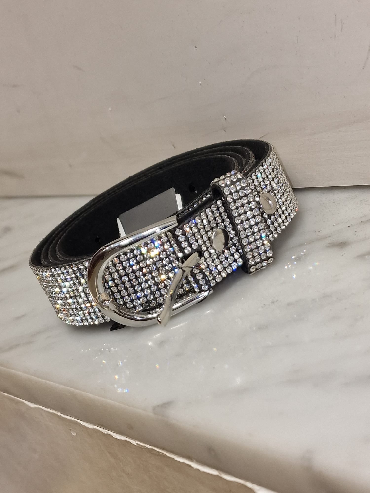 cintura strass large