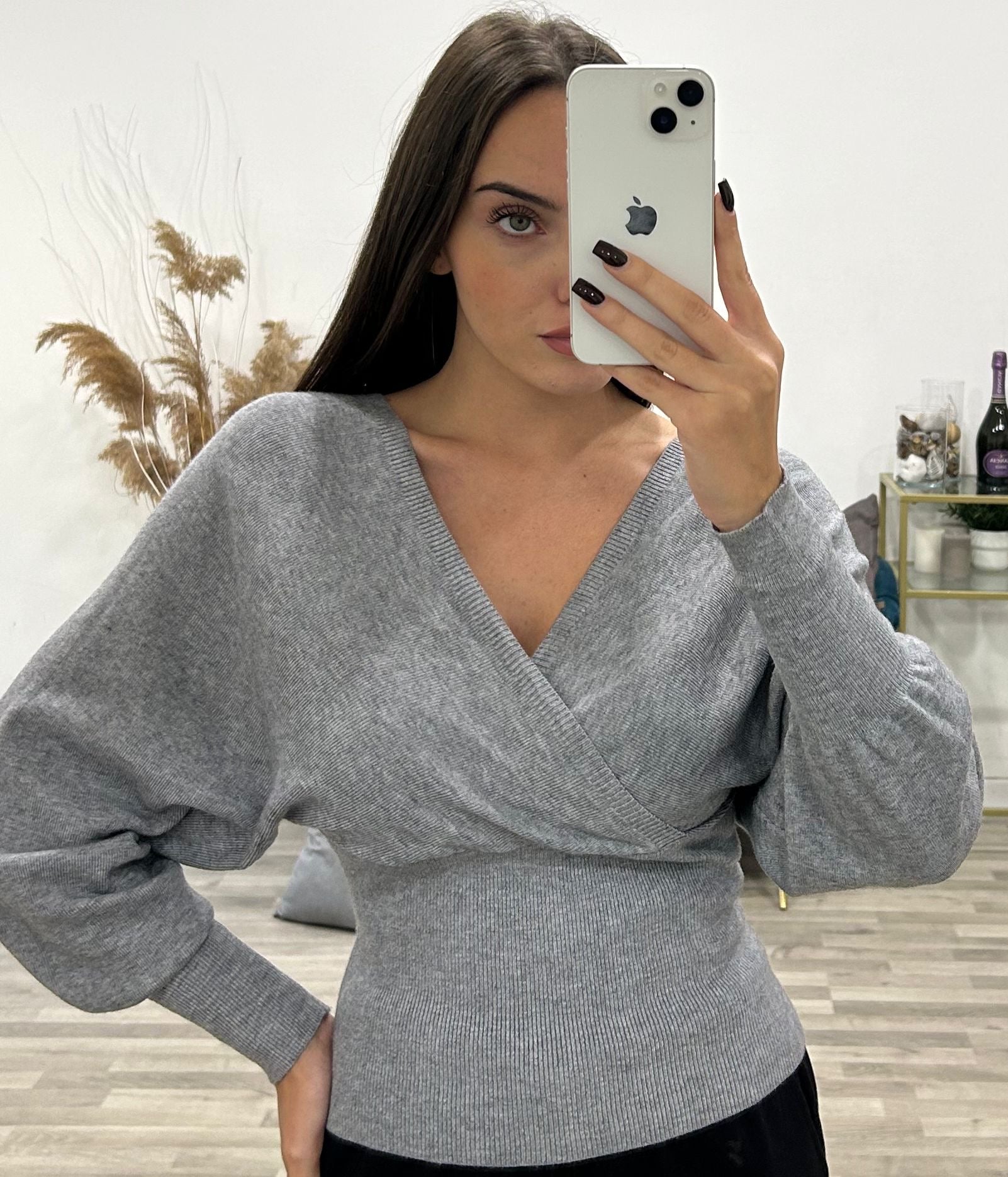 maglia incrociata lilly