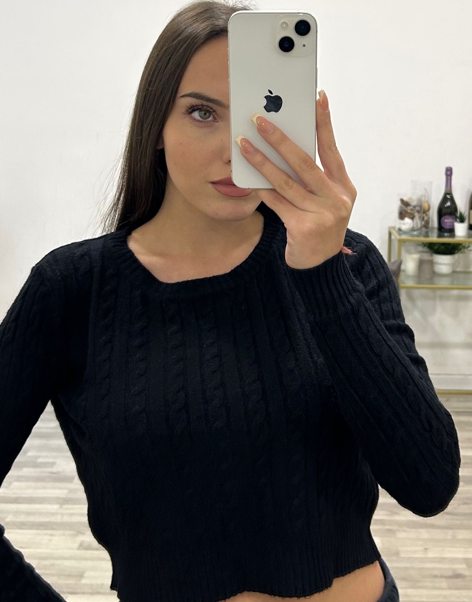 maglia corta con treccine