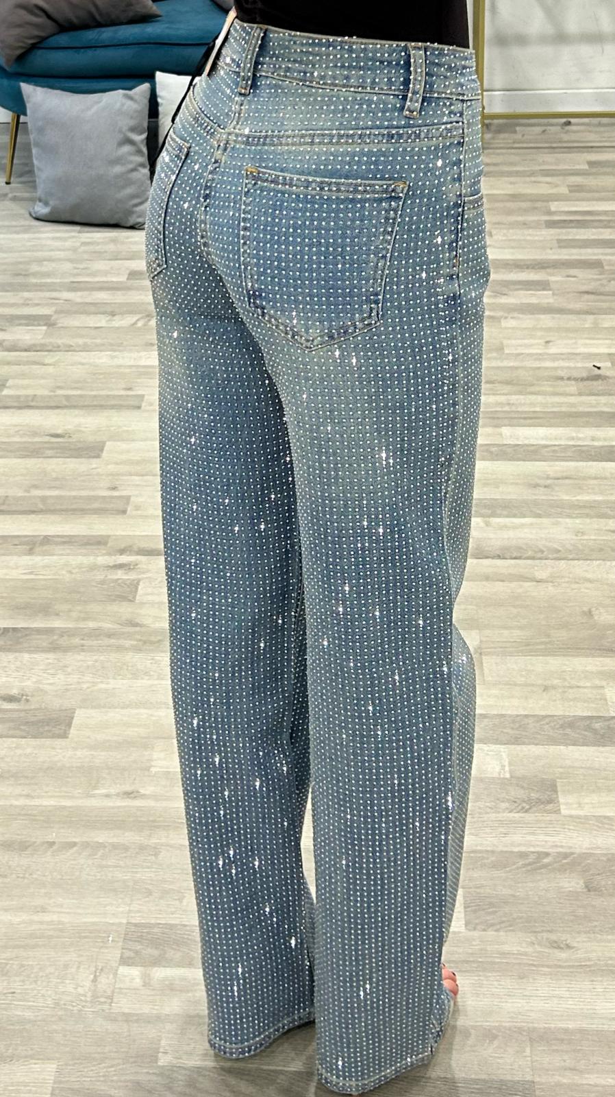 jeans brillantini kos