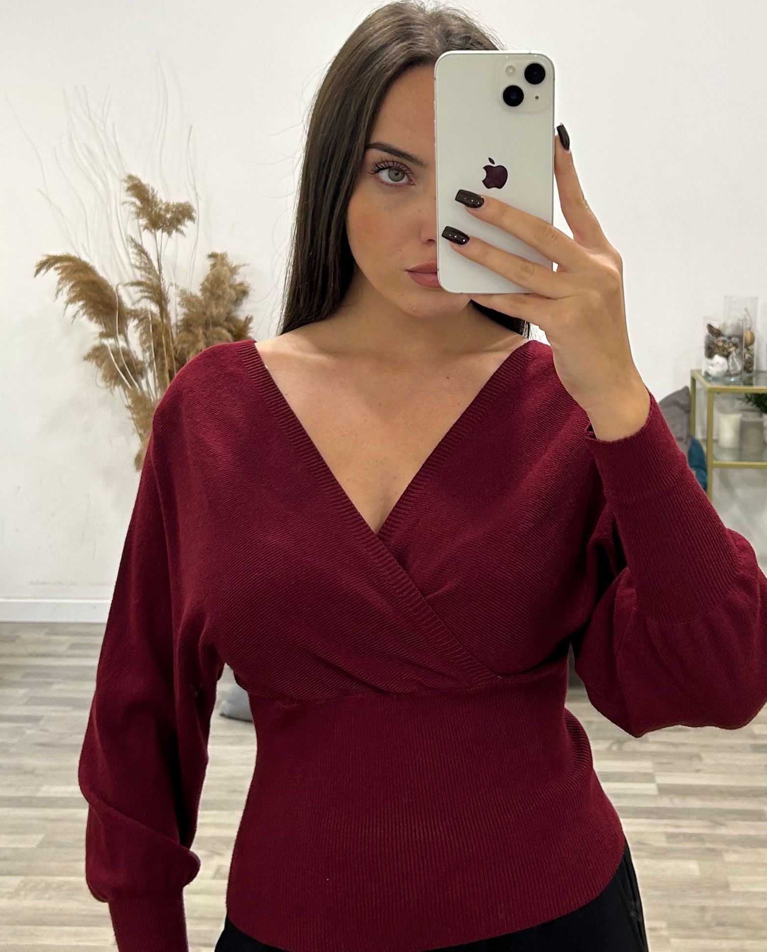 maglia incrociata lilly
