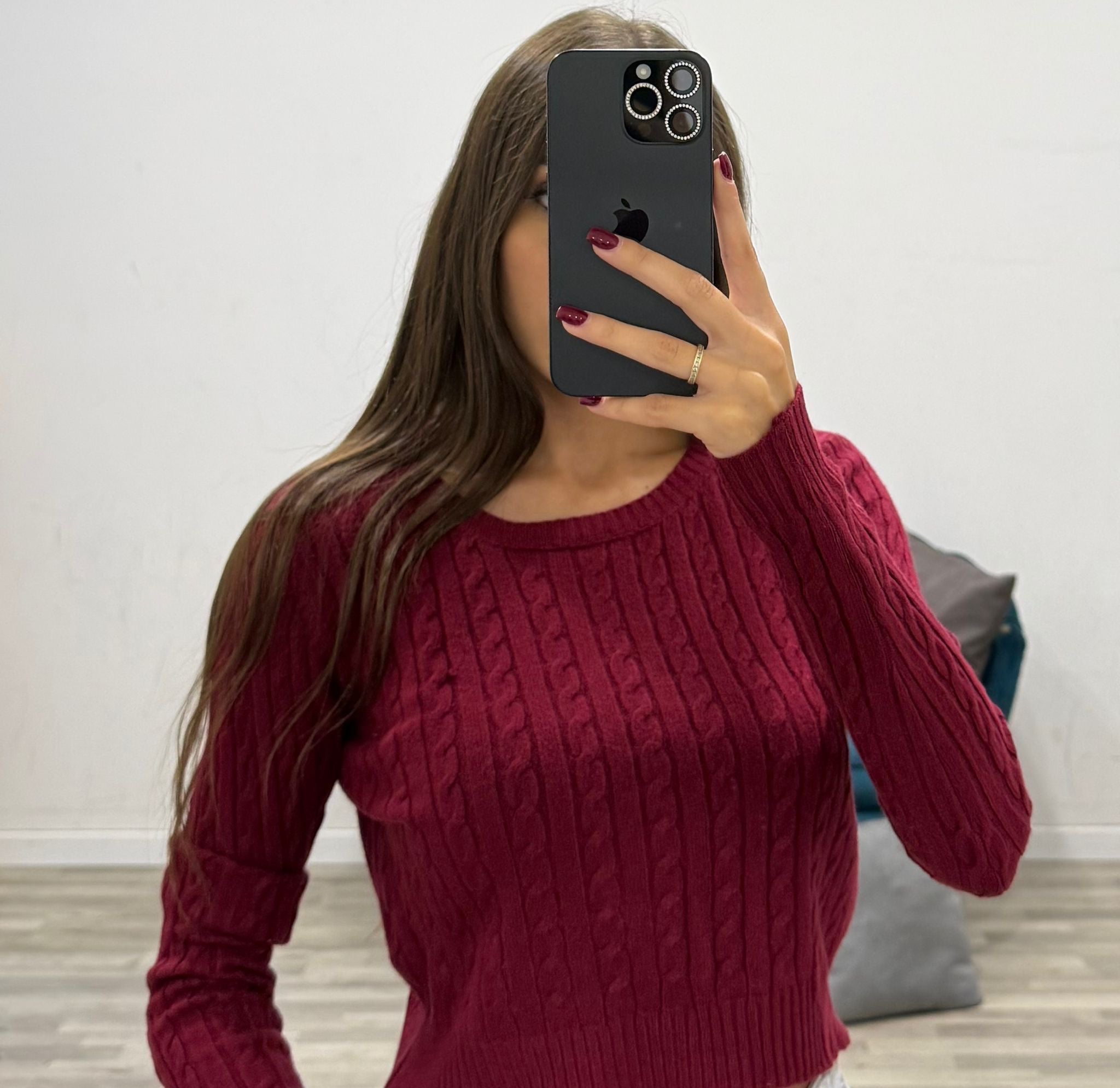 maglia corta con treccine