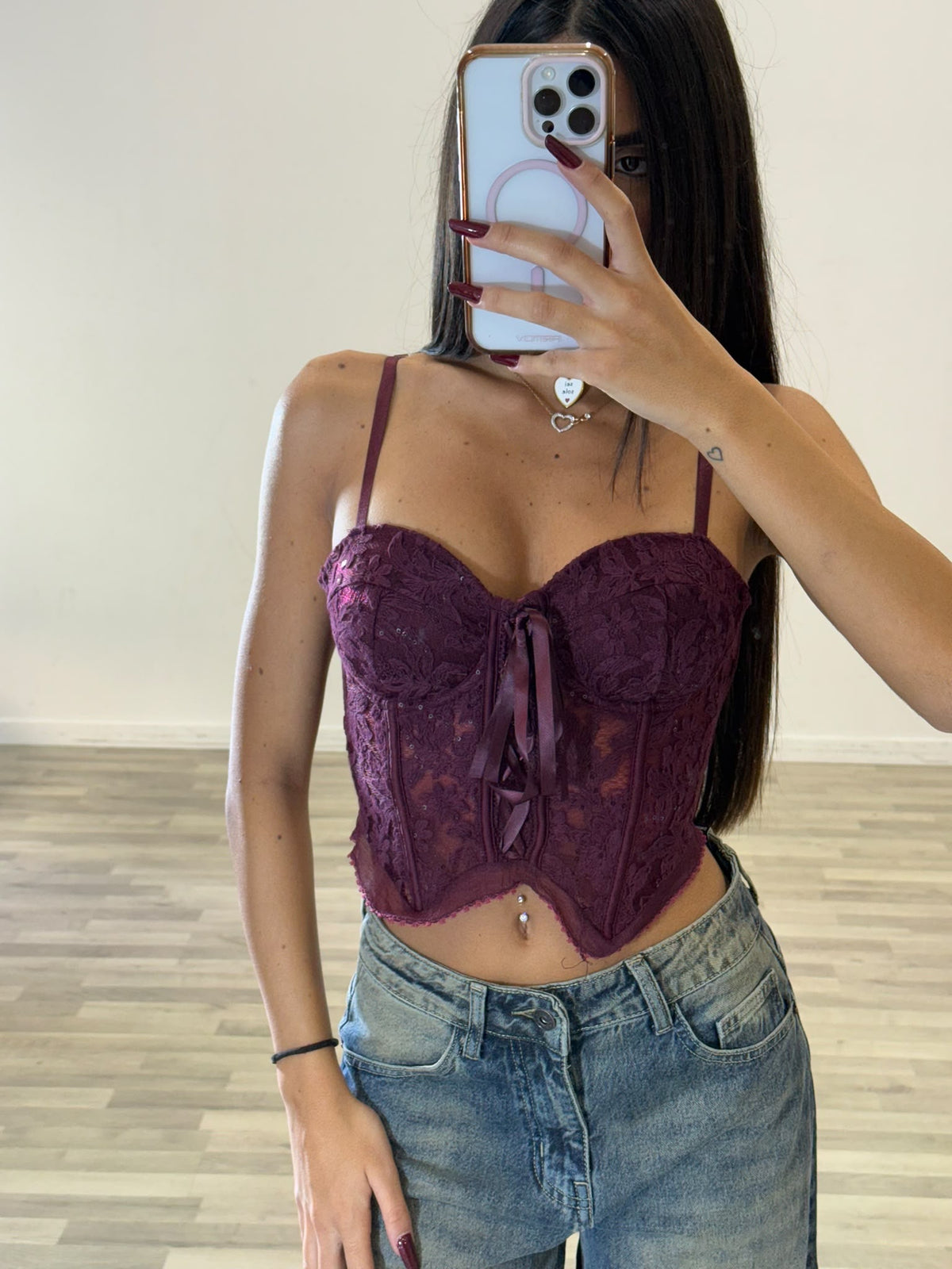 top con laccetto harmony