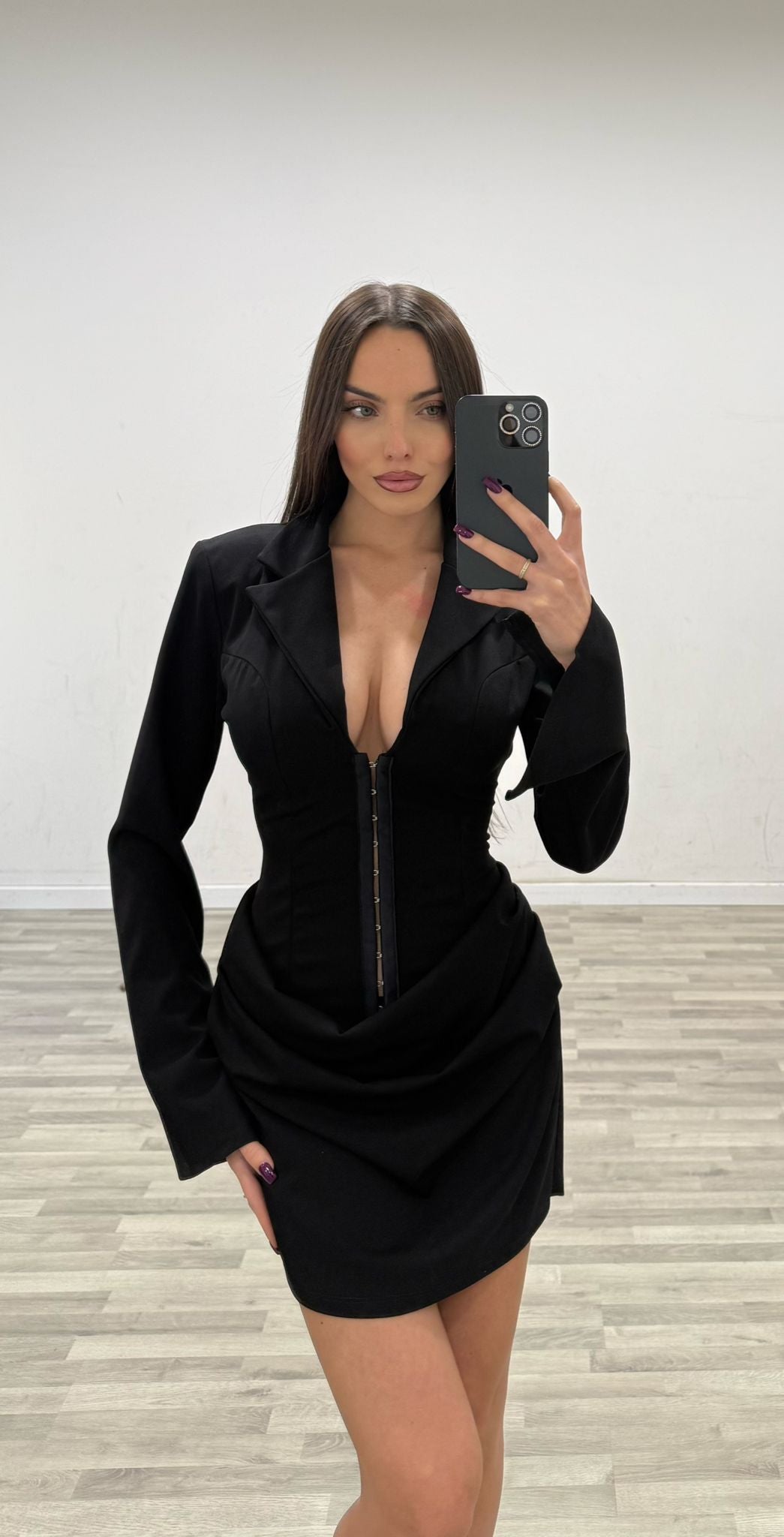 vestitino camicia con gancetti