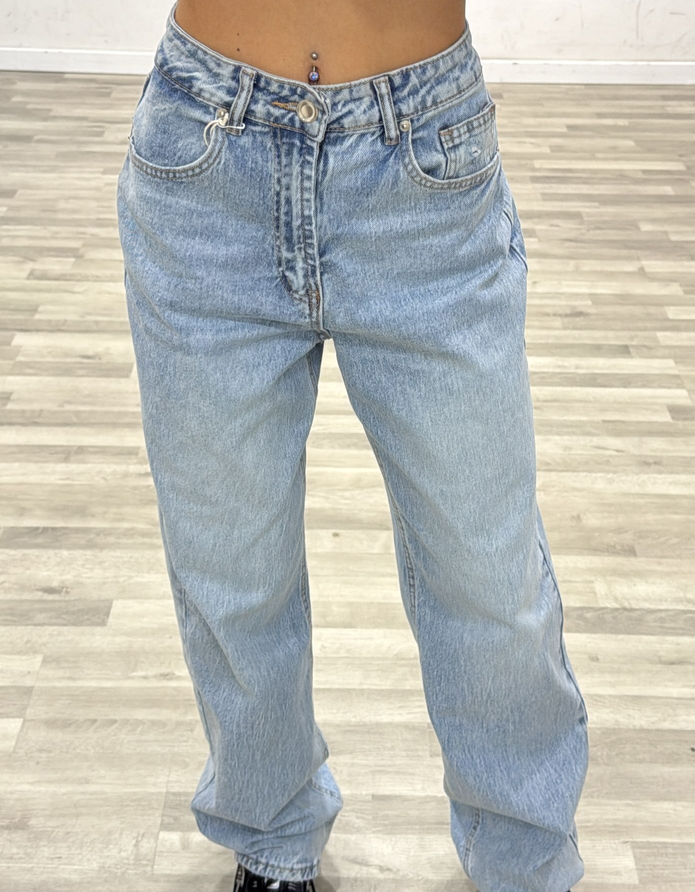 jeans tasca scura