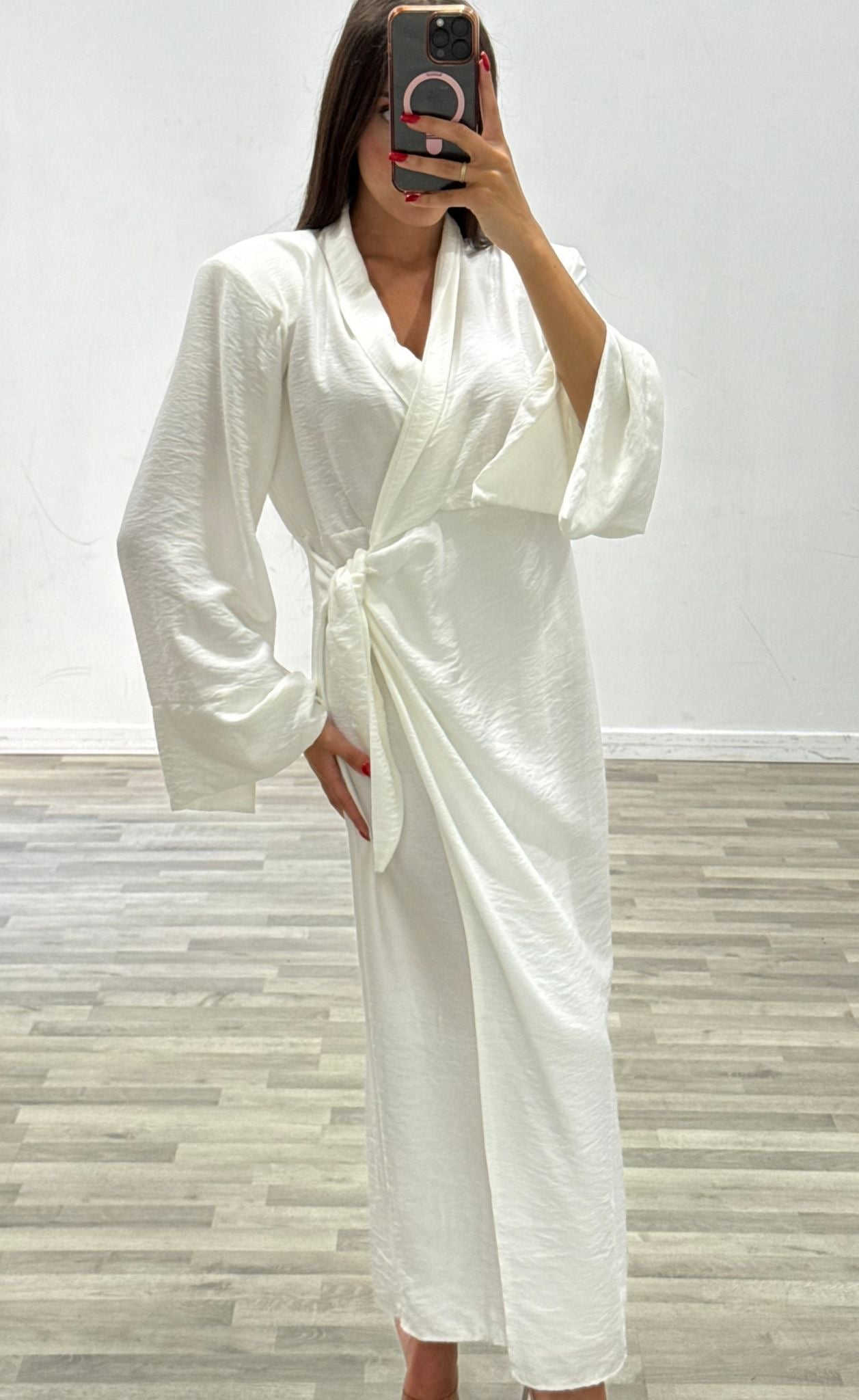 vestito incrociato lea