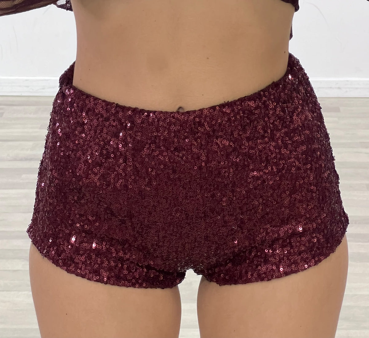 short brasiliano di paillettes