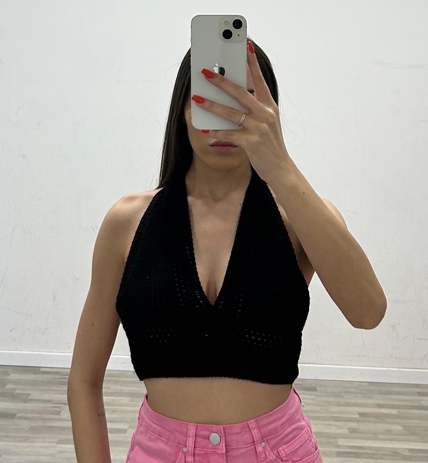top uncinetto vera