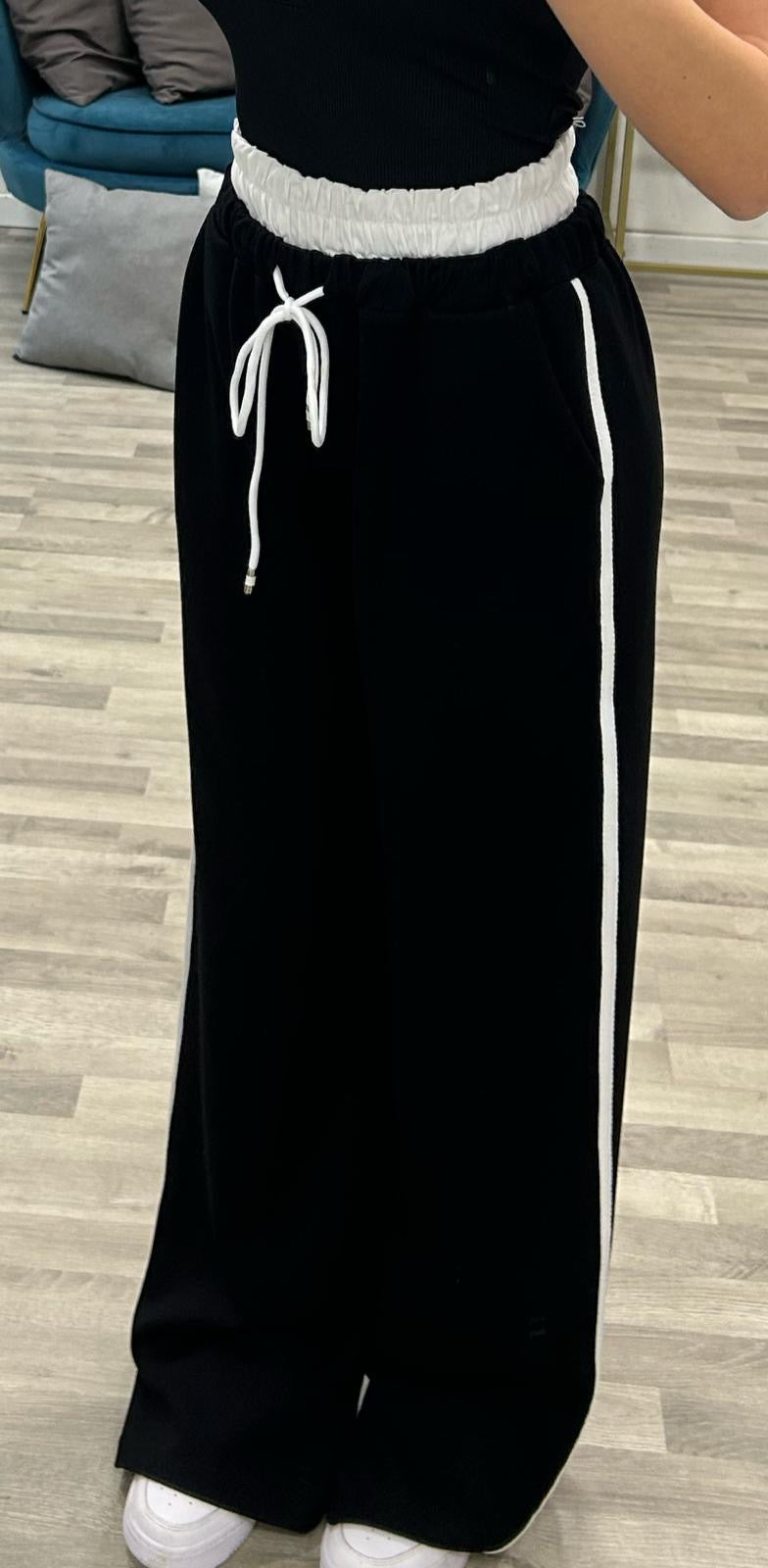 pantalone con molla black