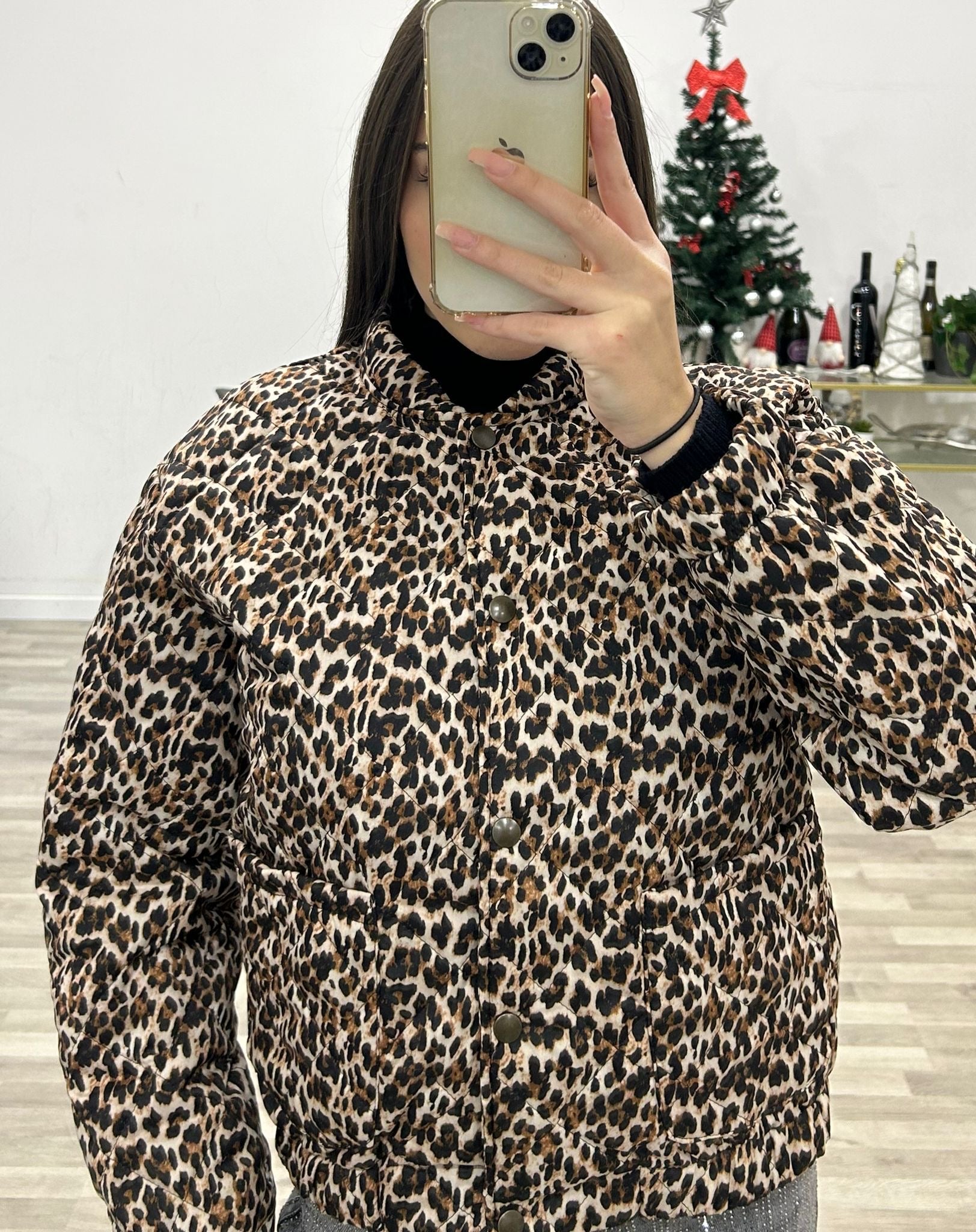 piumino leopardato good price