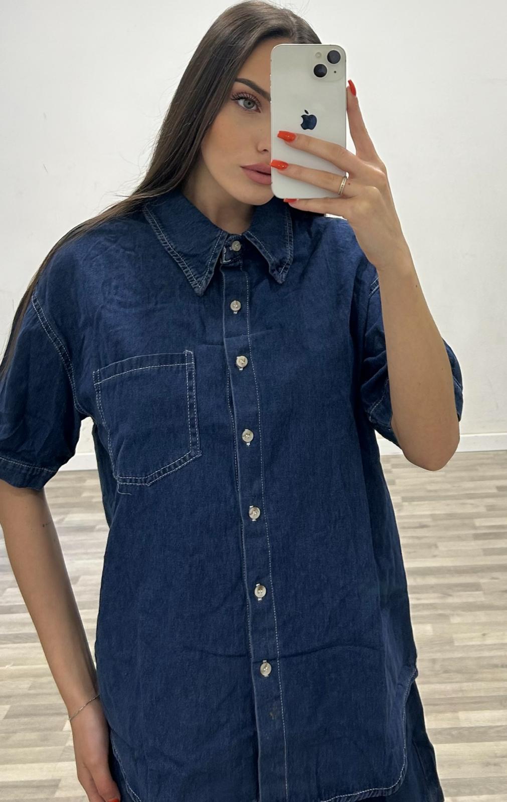 camicia jeansata