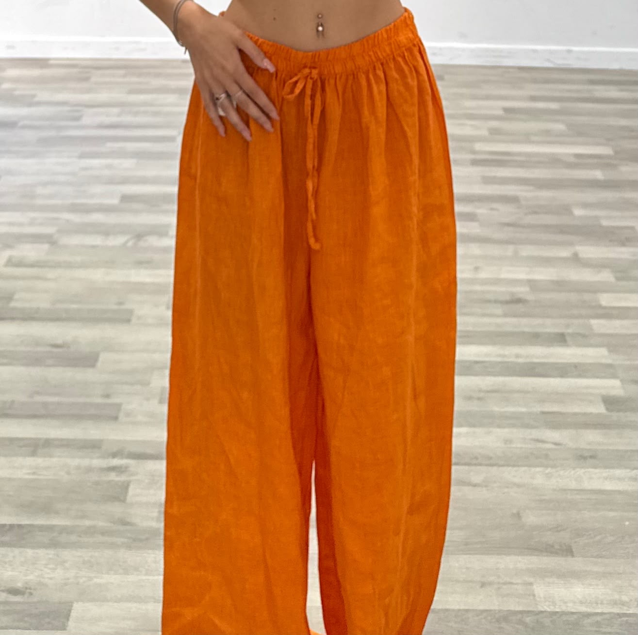 pantalaccio di lino capri