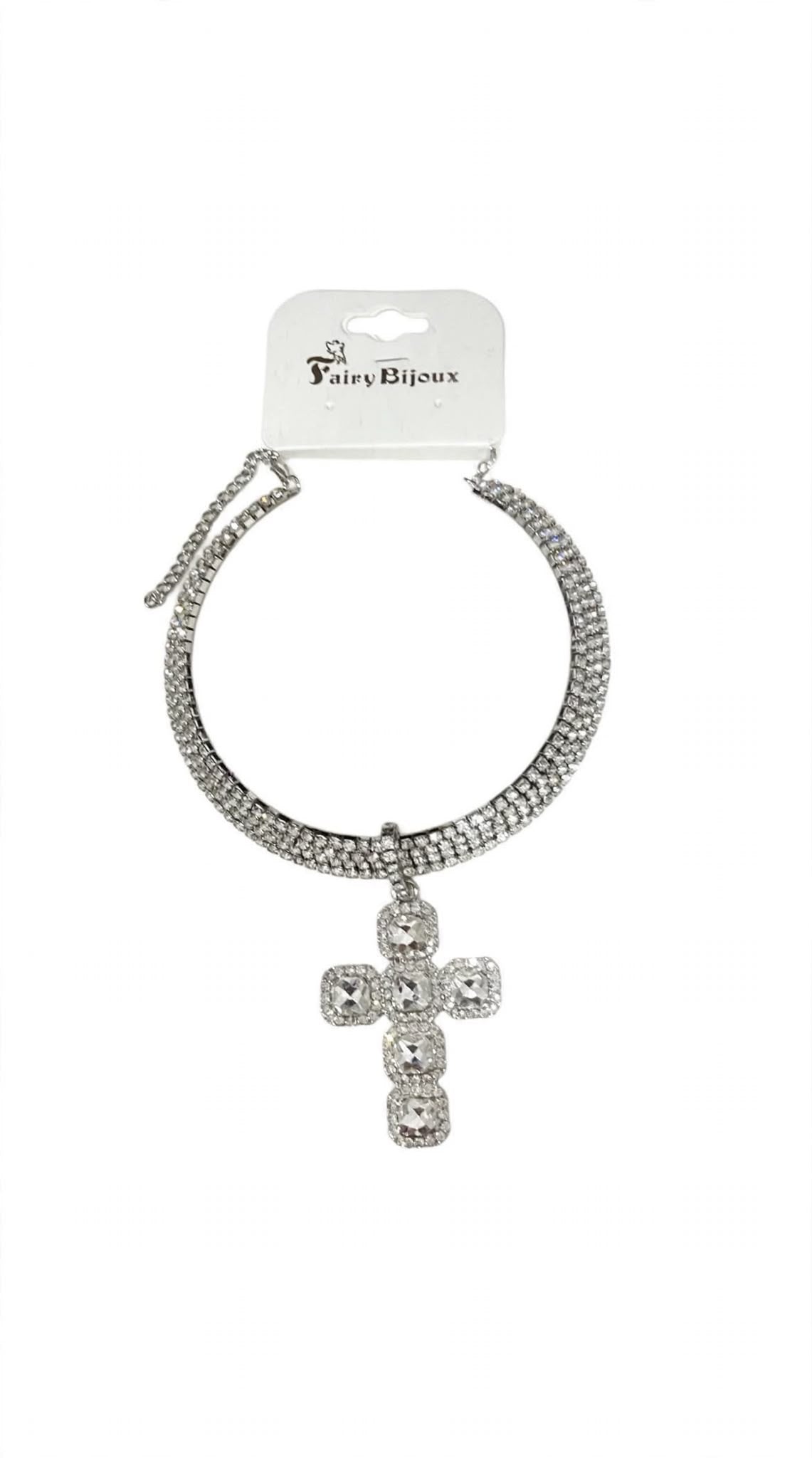 collana con croce origina