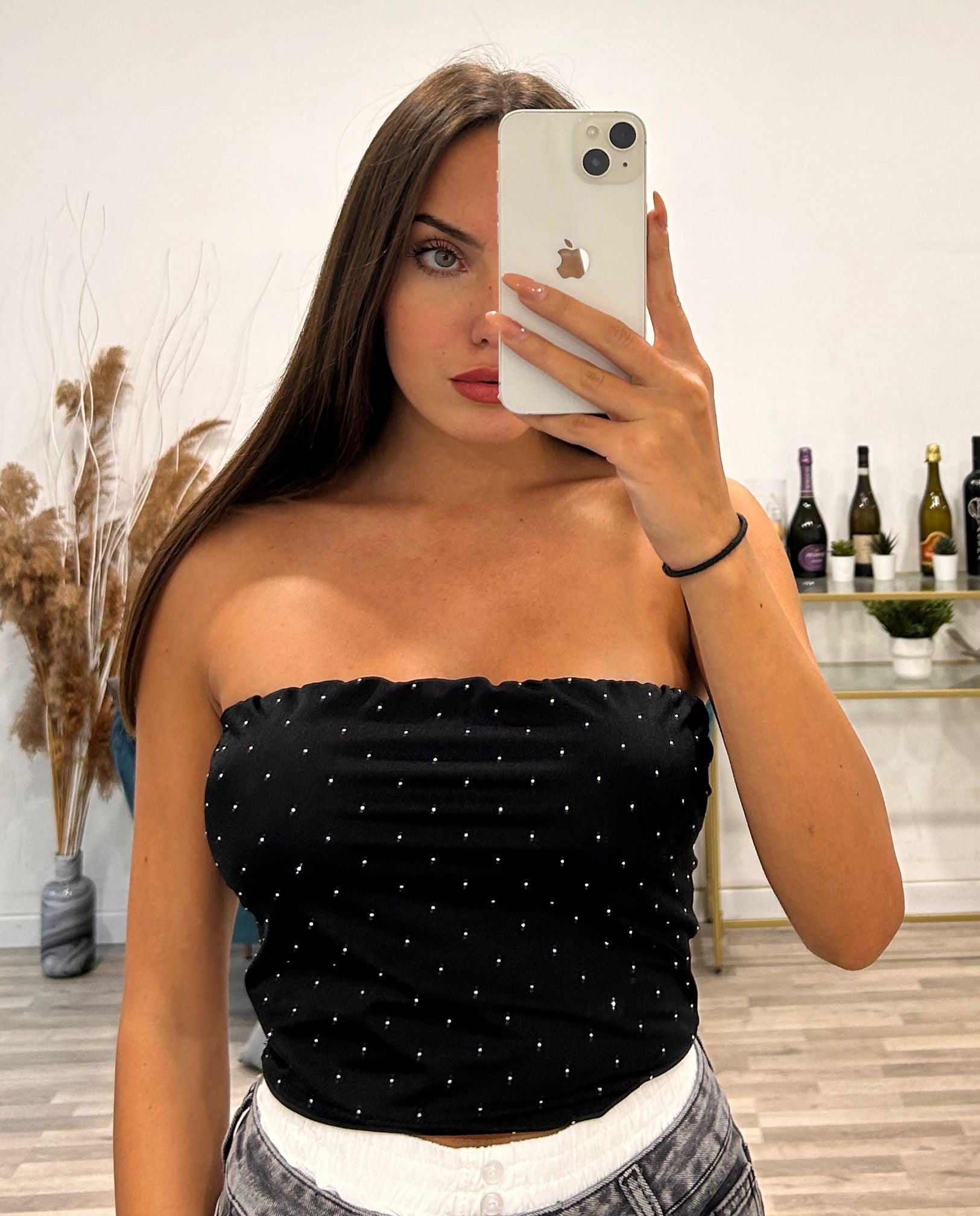 fascia con brillantini