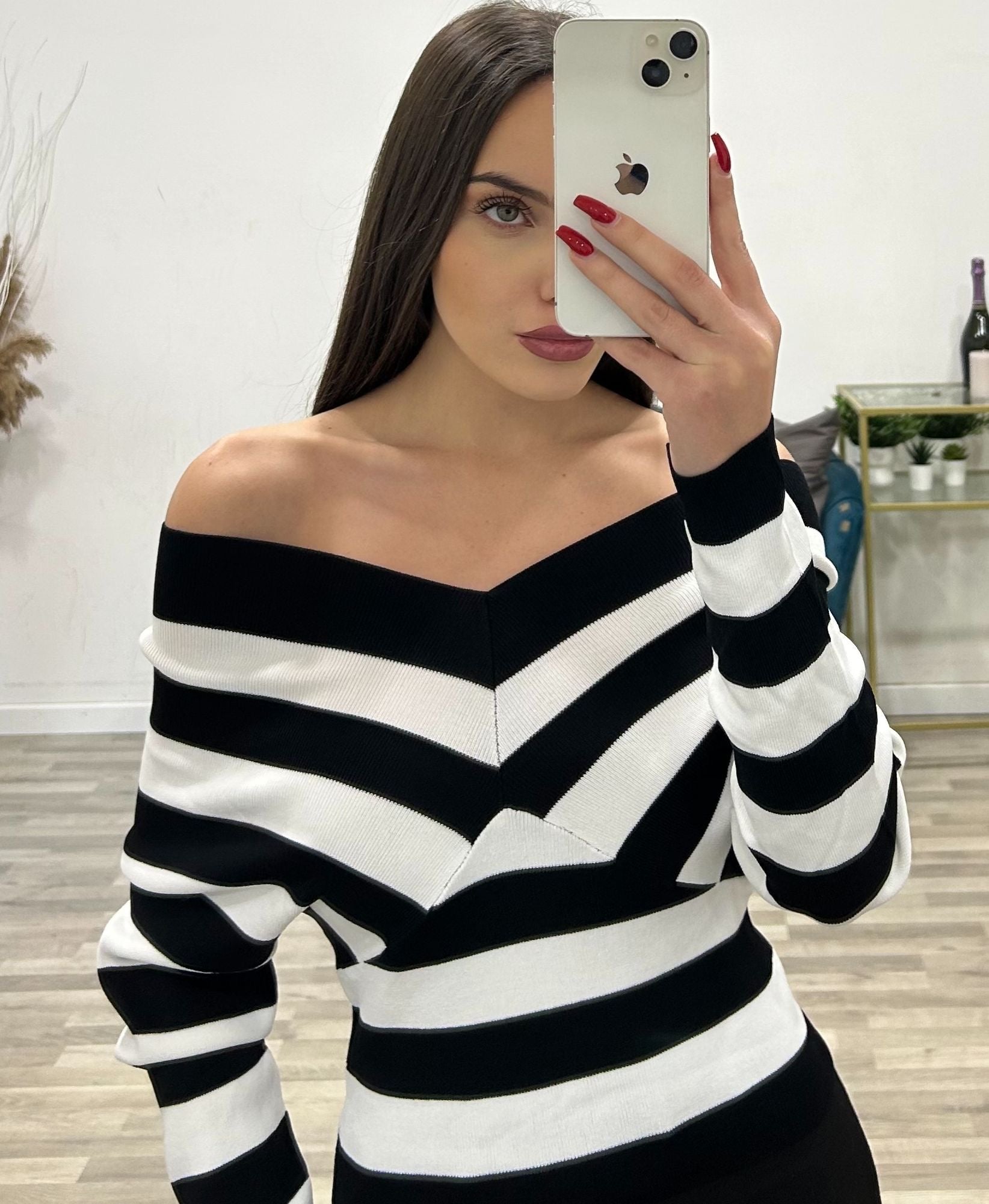 maglia rigata amarea