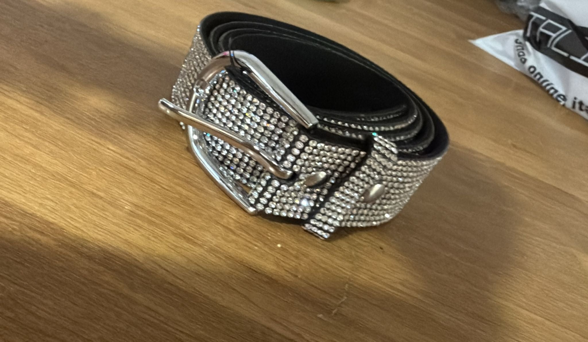 cintura strass large