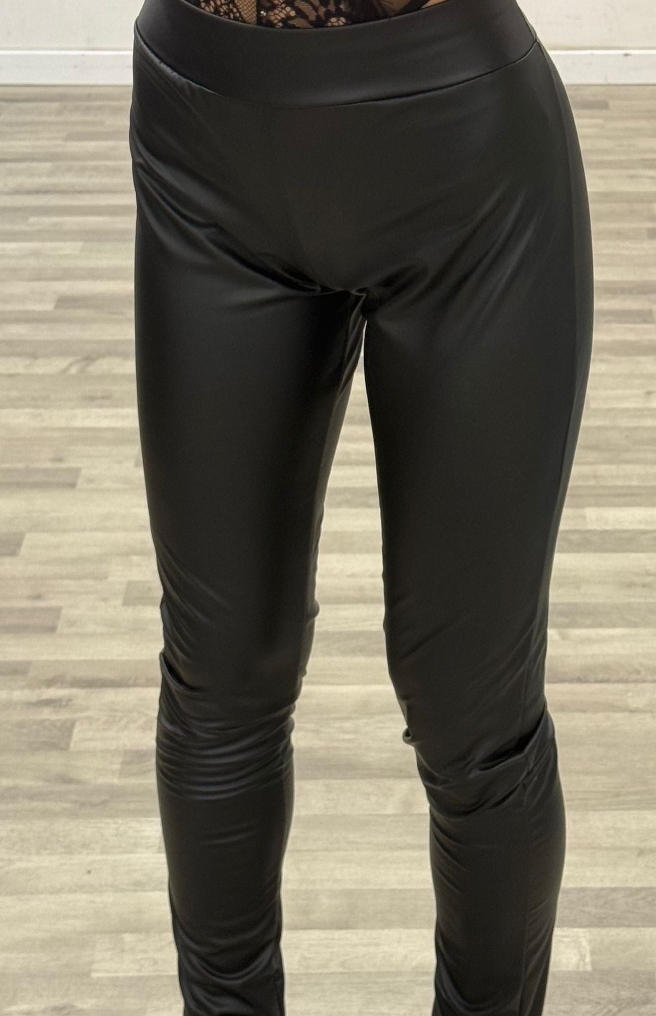 leggins in ecopelle carpis