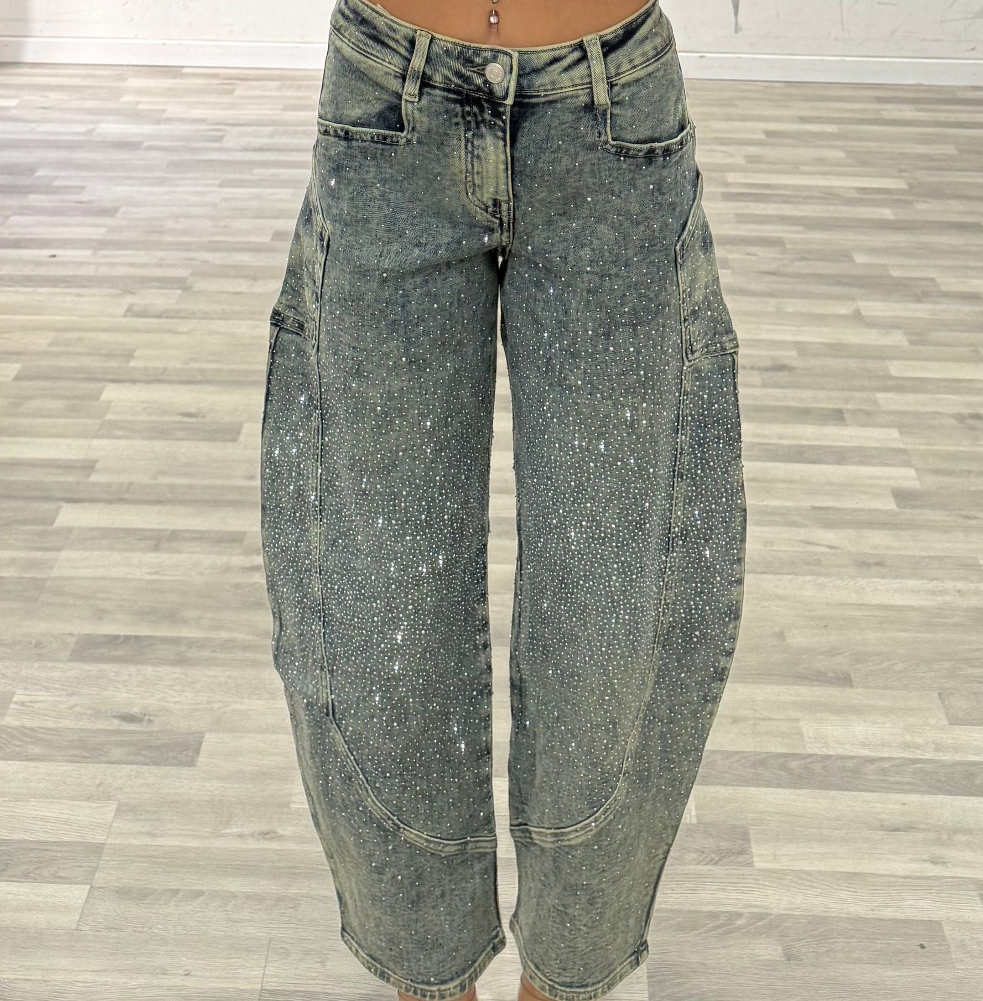 jeans balon scambiato
