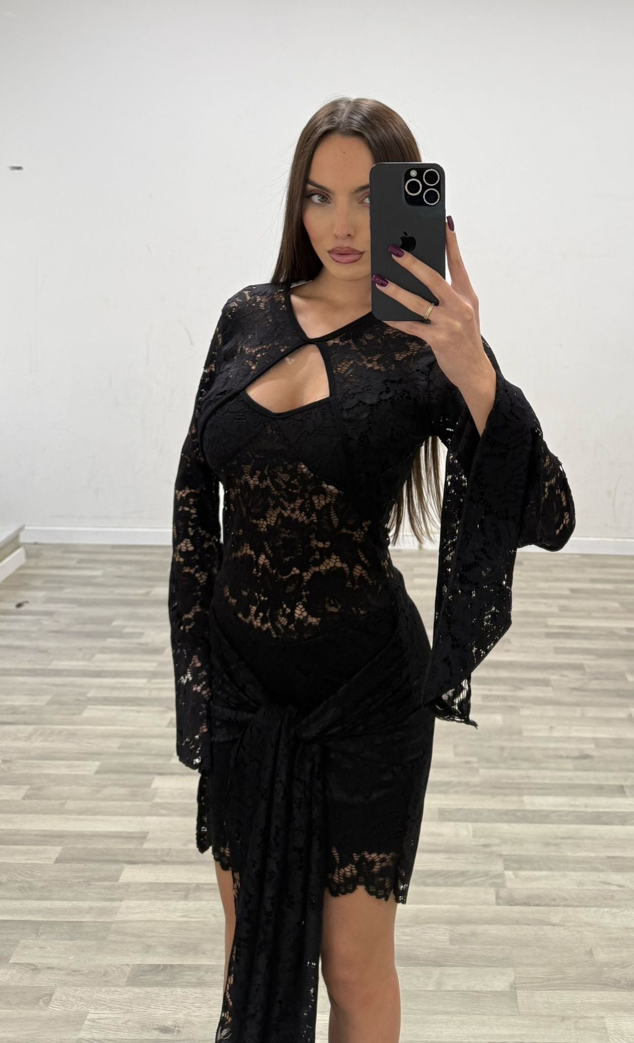 vestito milano in pizzo