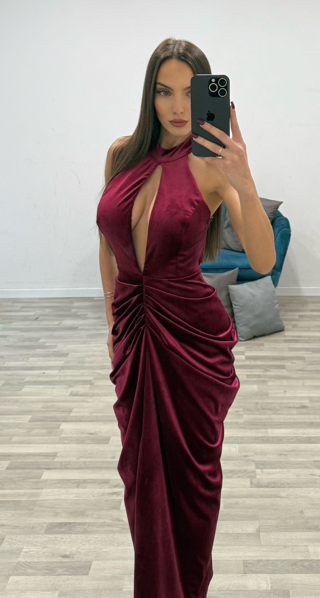 vestito ciniglia richis