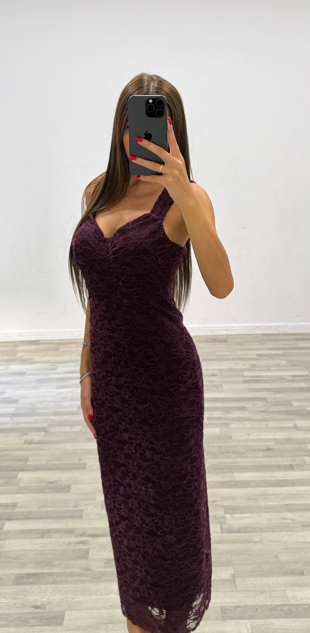vestito in pizzo malen