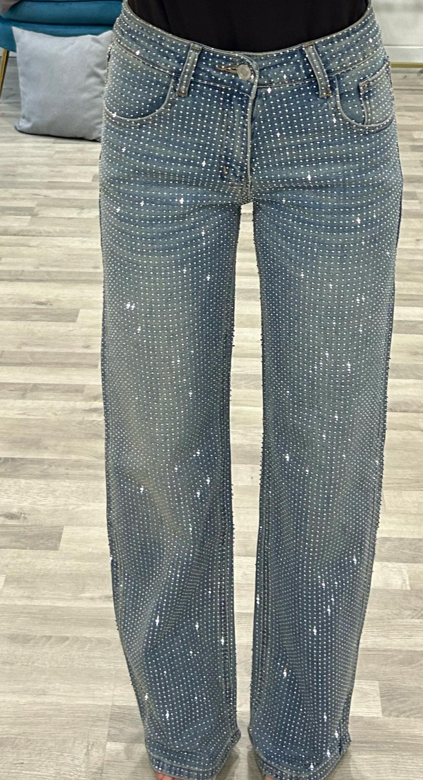 jeans brillantini kos