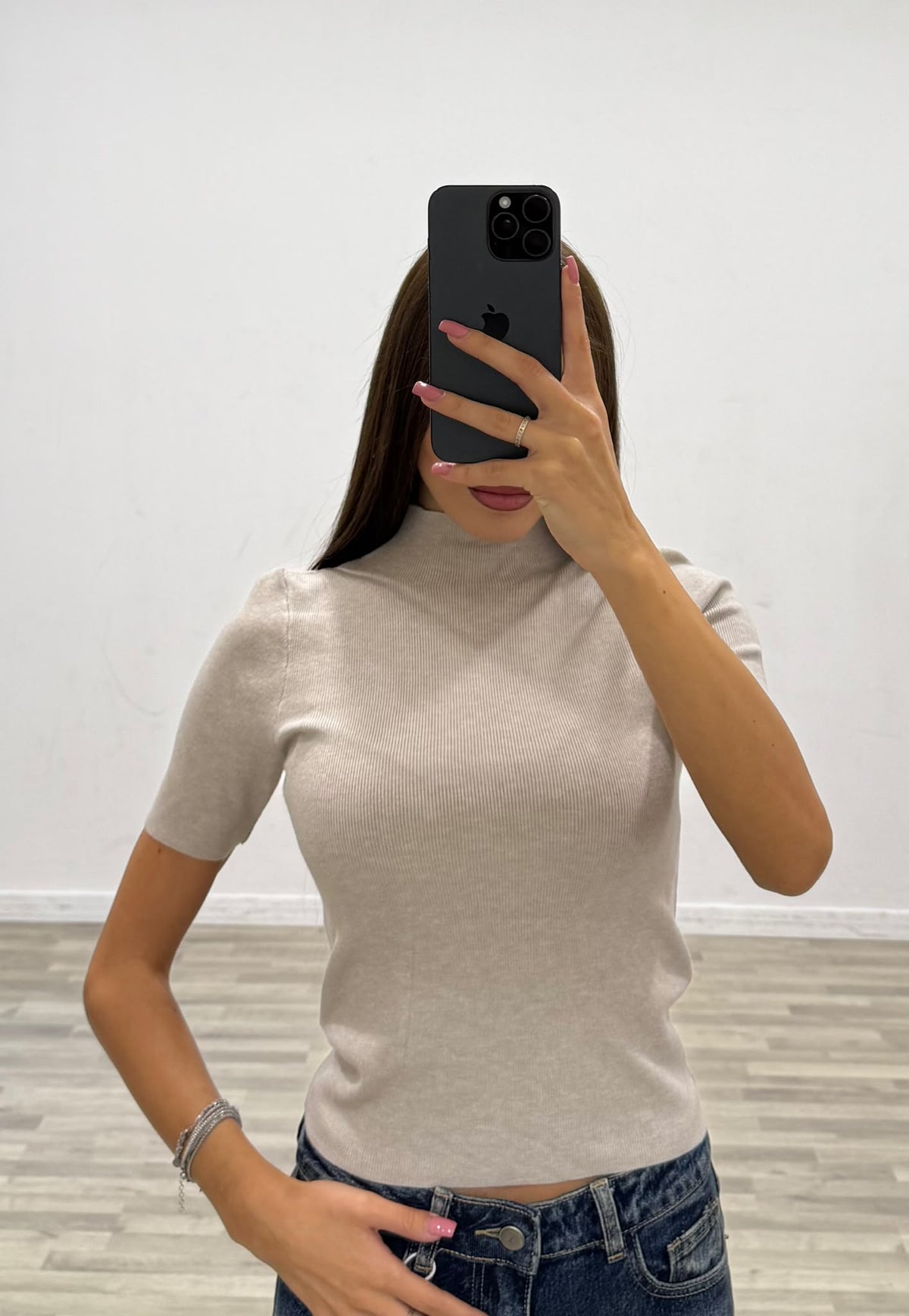 maglia mezza manica chiaia