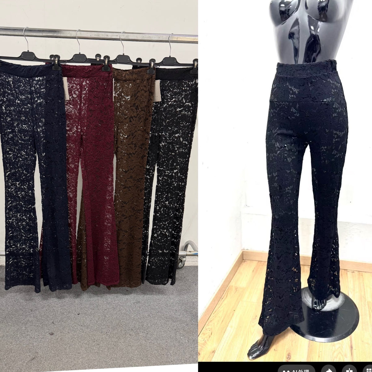 pantalone in pizzo