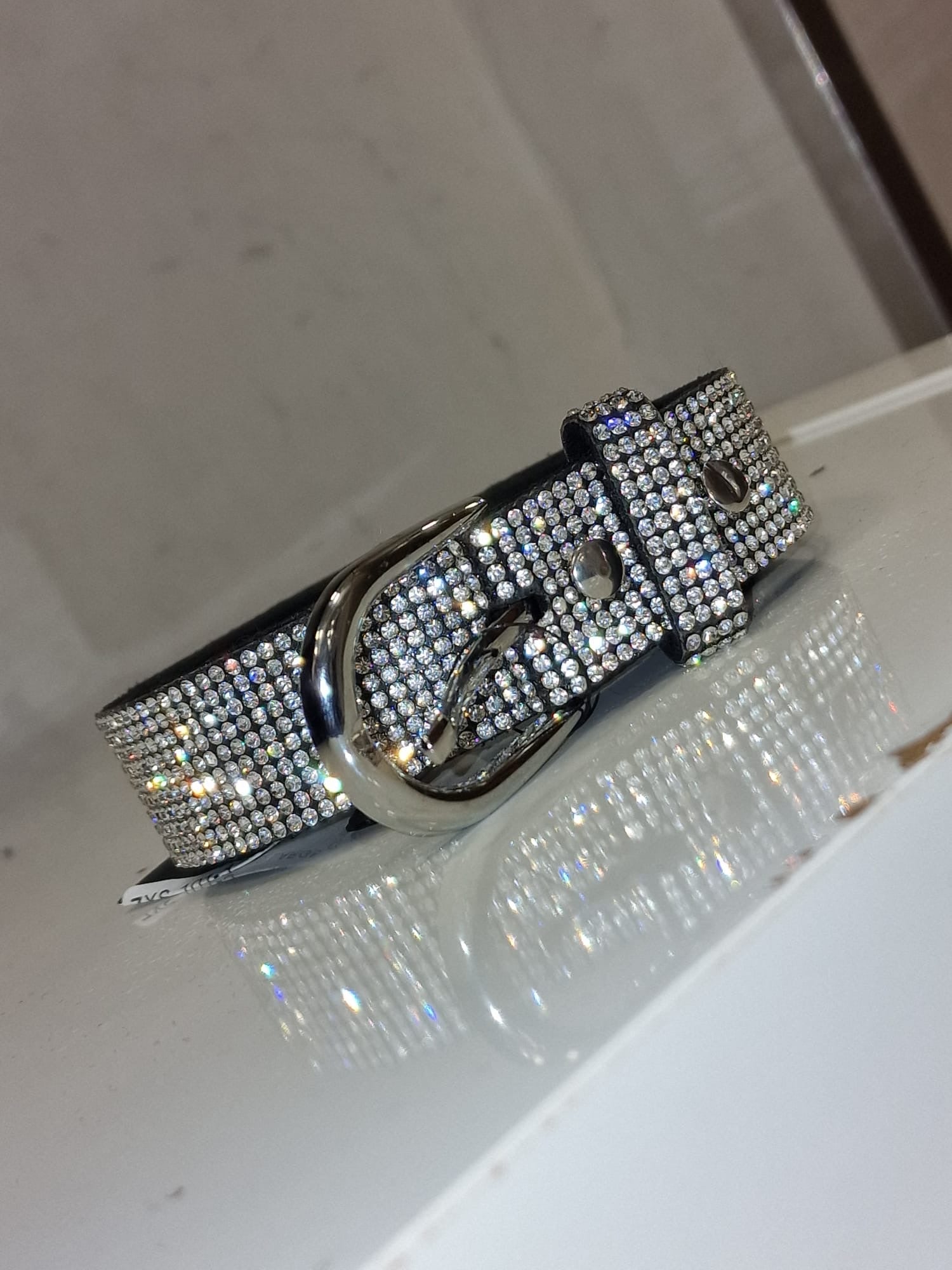 cintura strass large