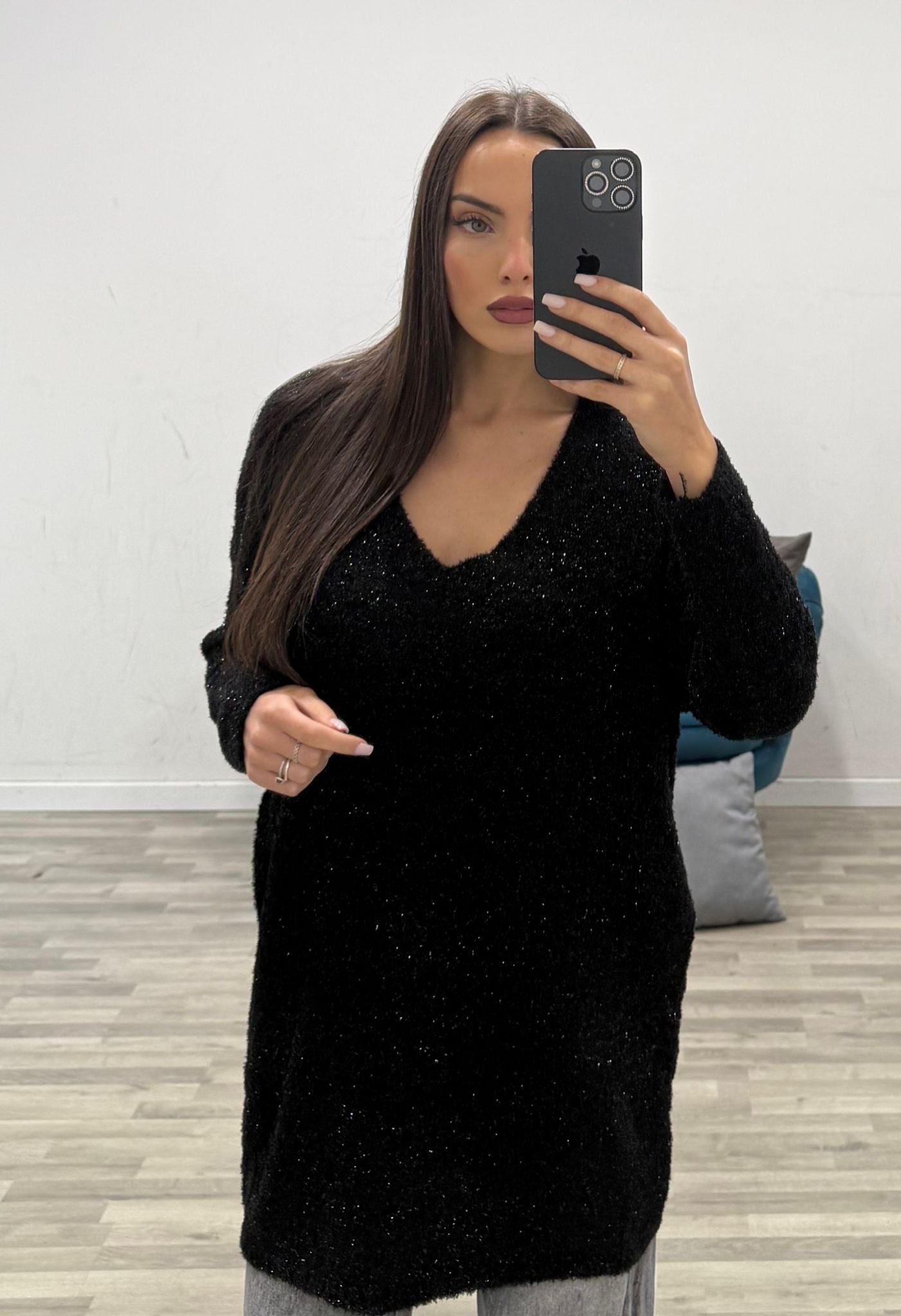 scollo a v lurex madame