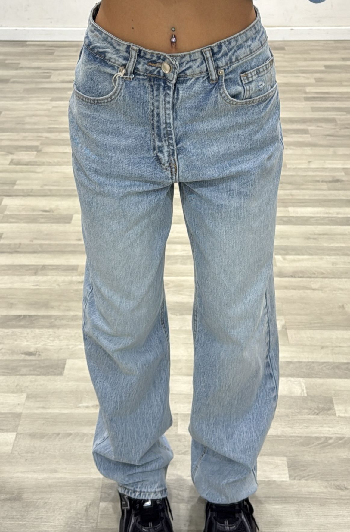 jeans tasca scura
