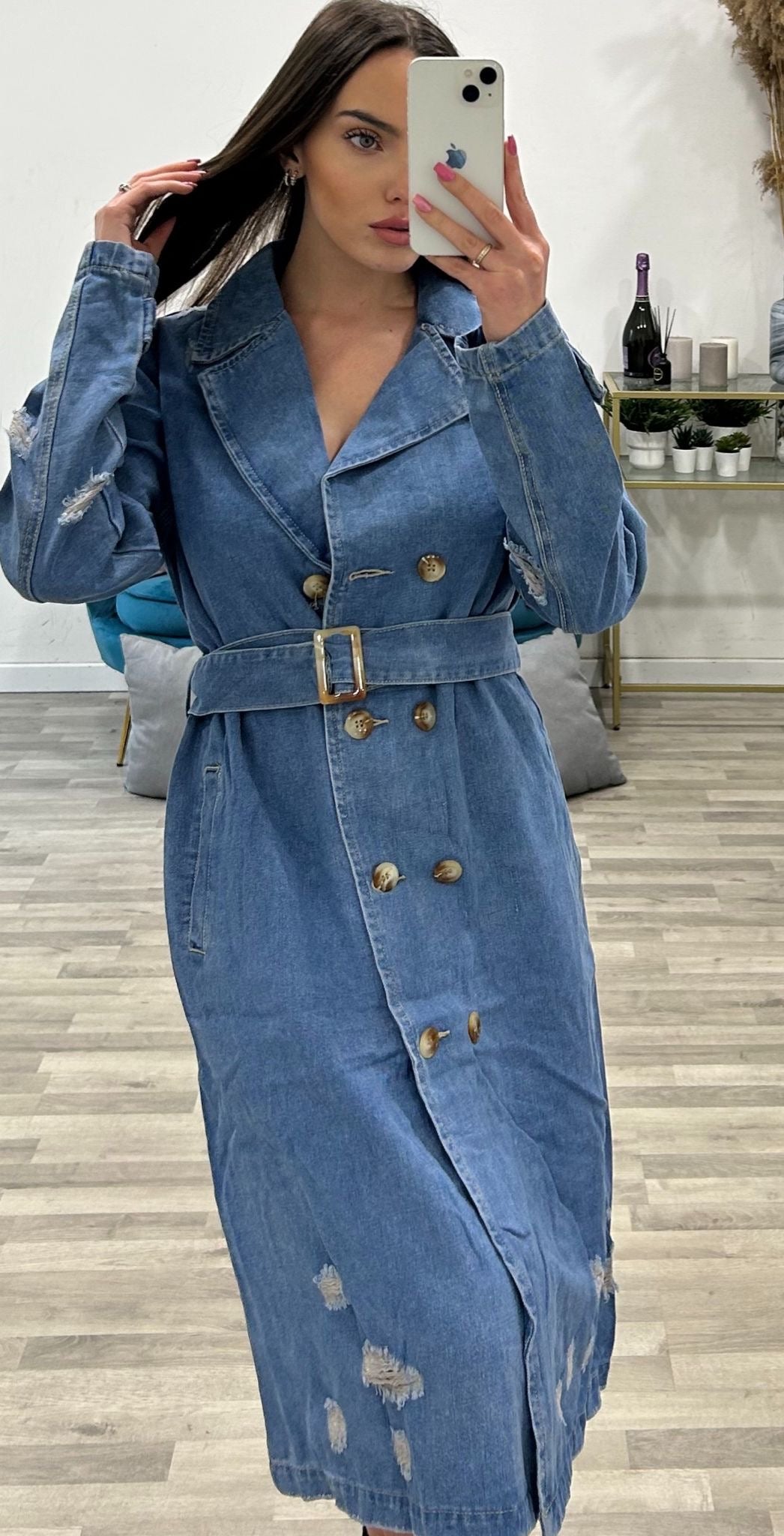 trench di jeans