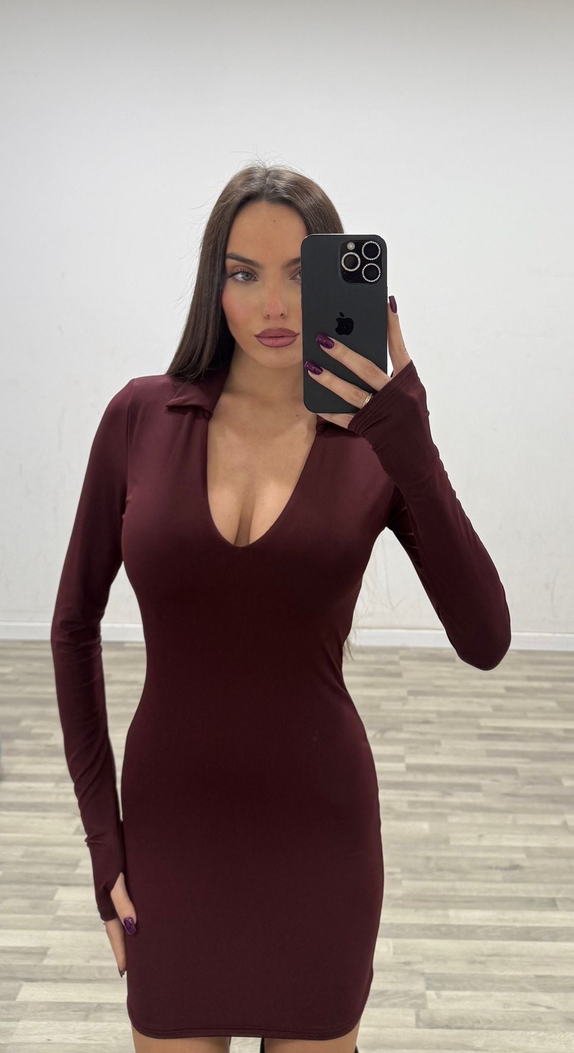 vestitino a polo in licra