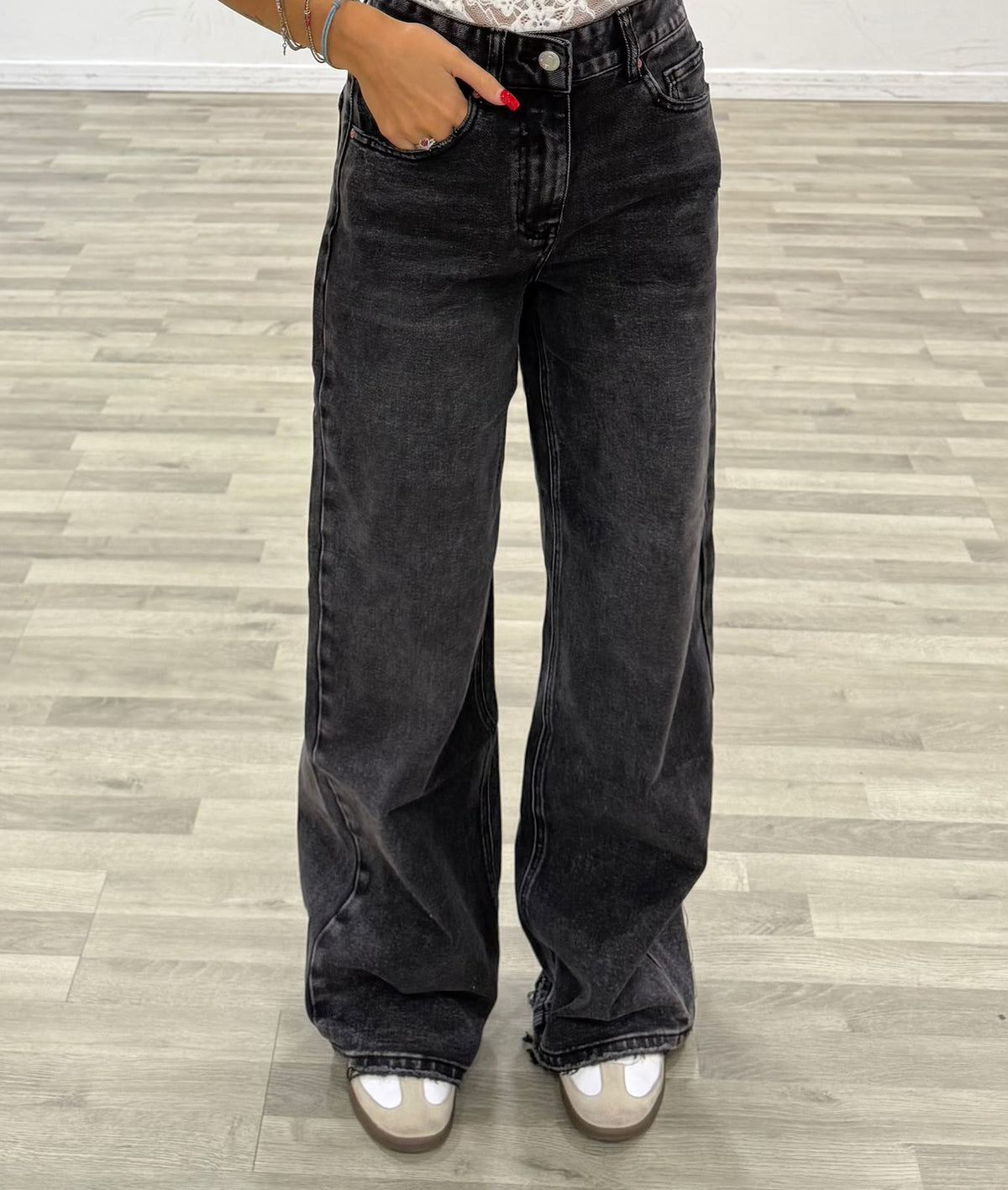 jeans grigio mina