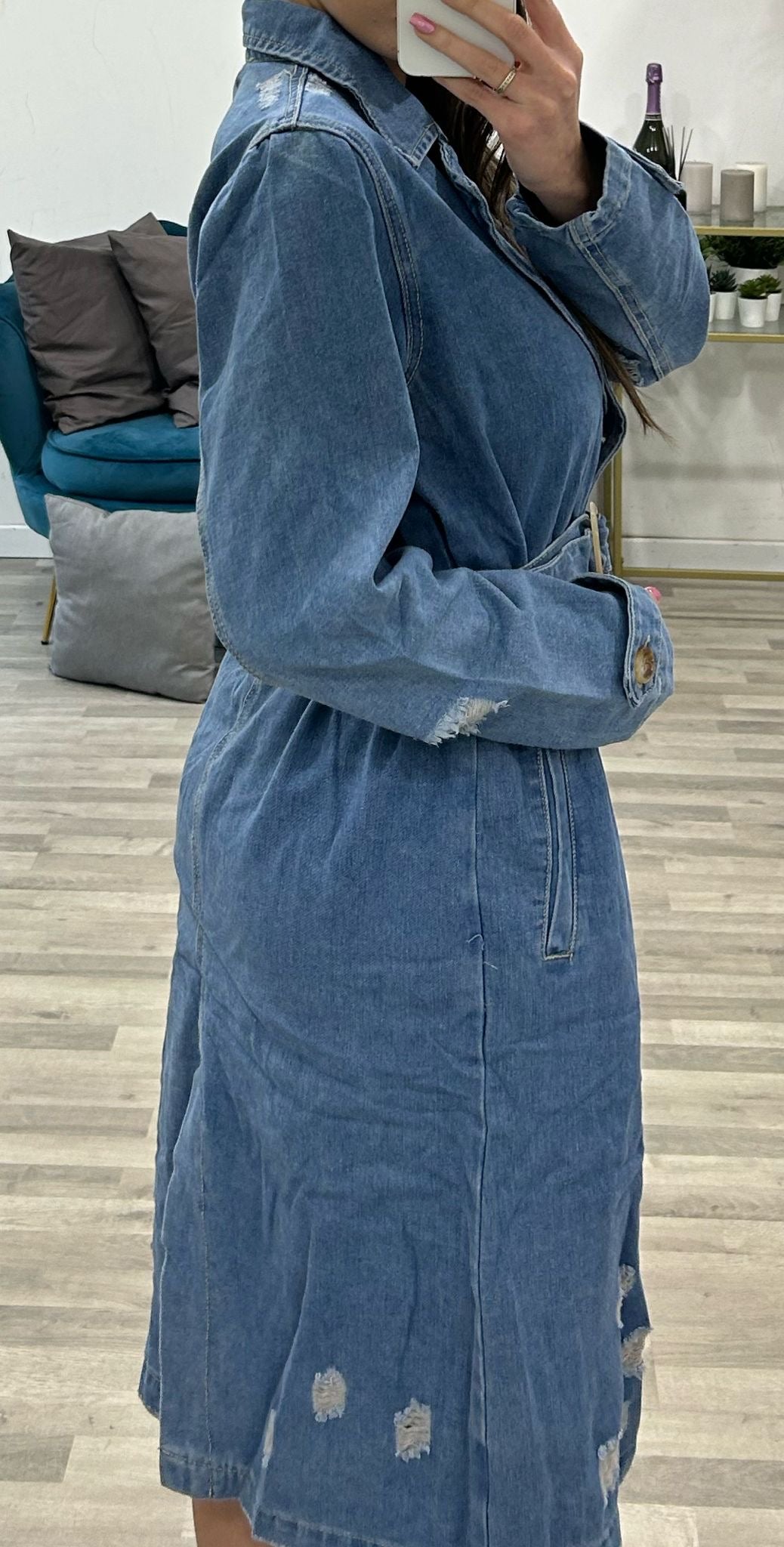 trench di jeans