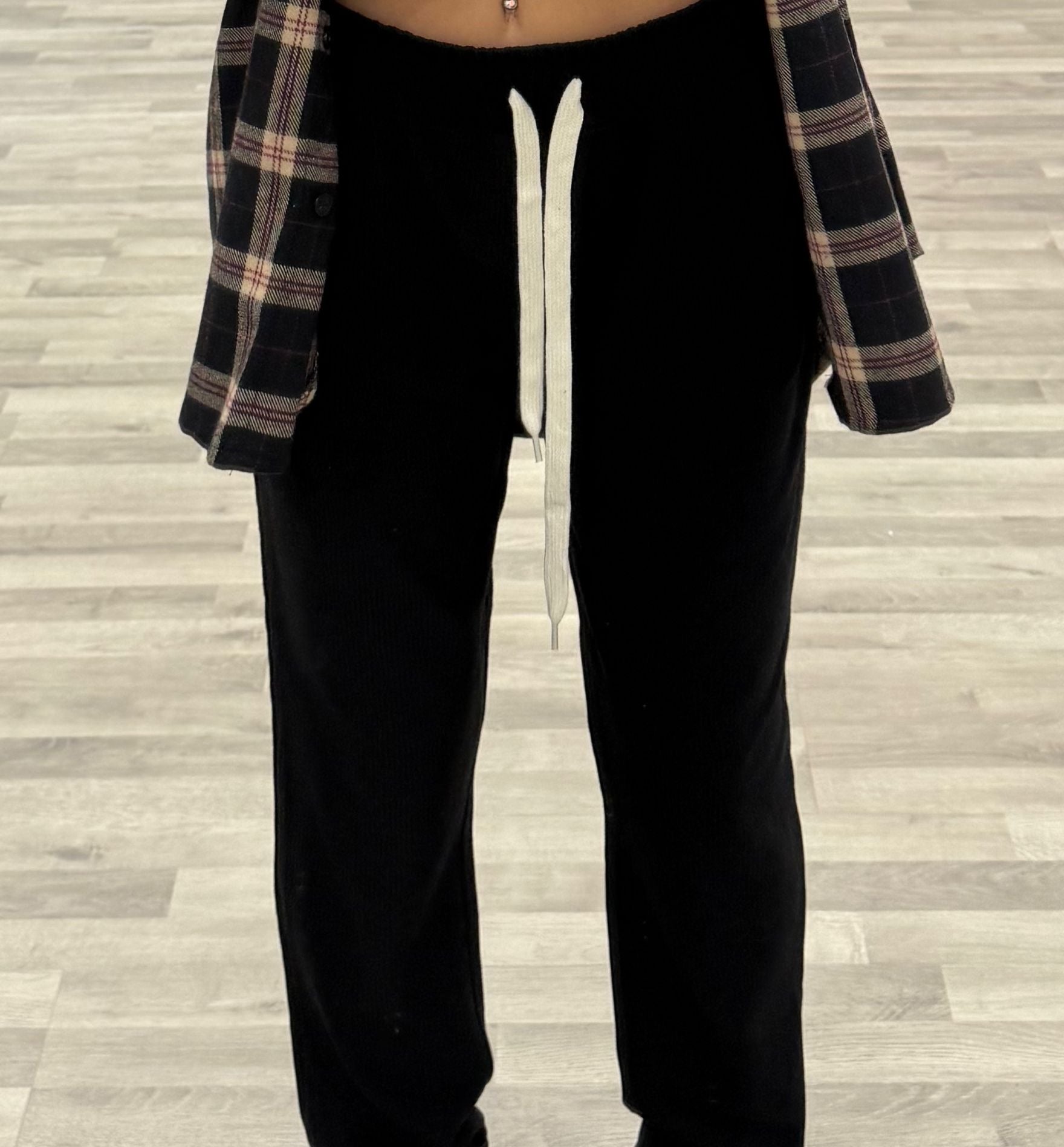 pantalone di velluto con risvolto