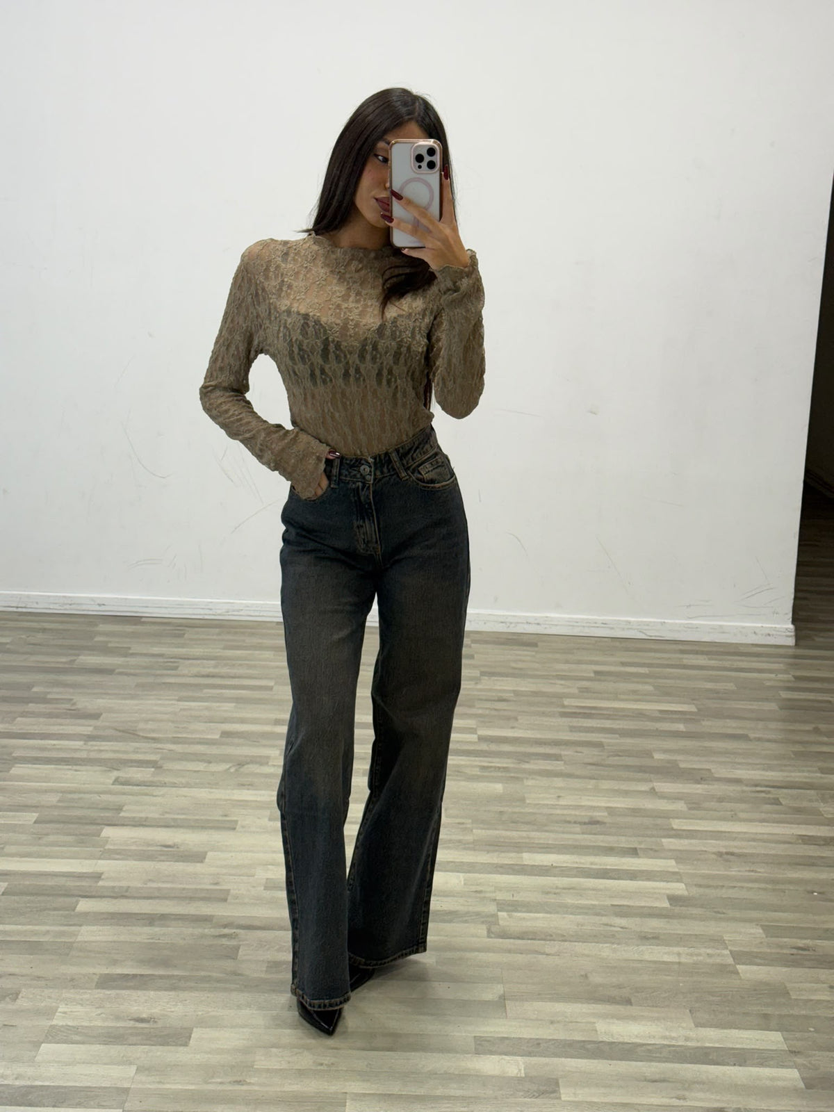 jeans palazzo safari