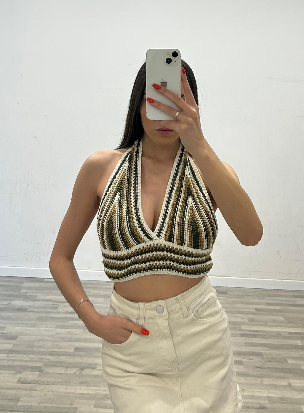 top multicolor serlet