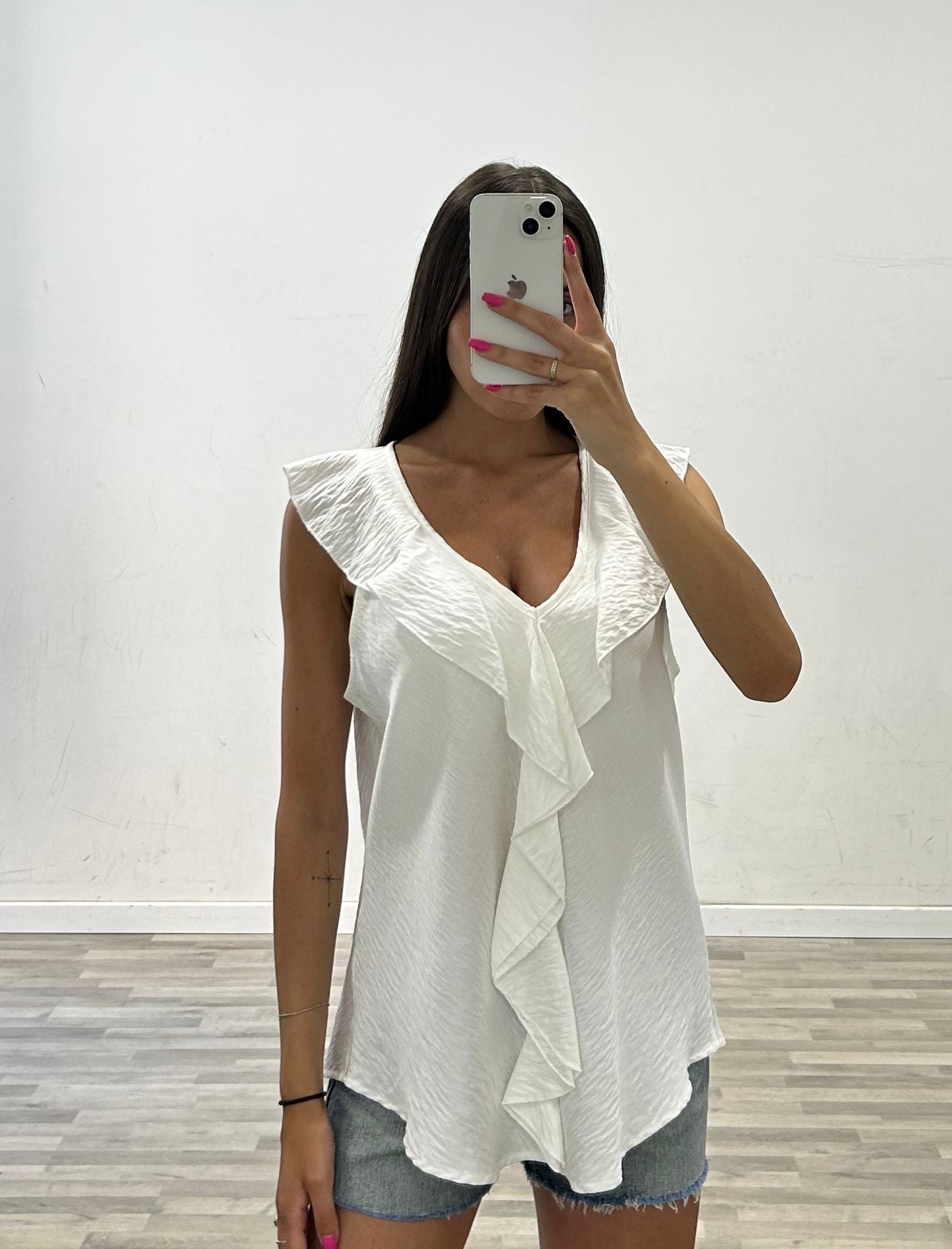 maglia con rouches