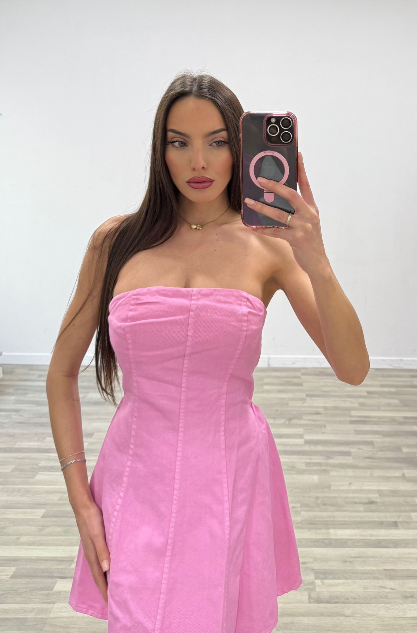 vestitino a fascia di jeans