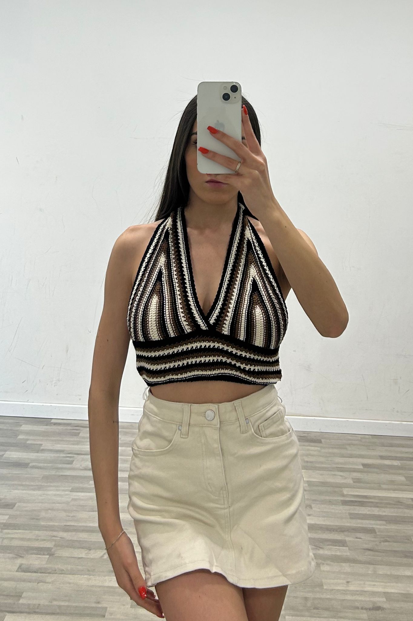 top multicolor serlet